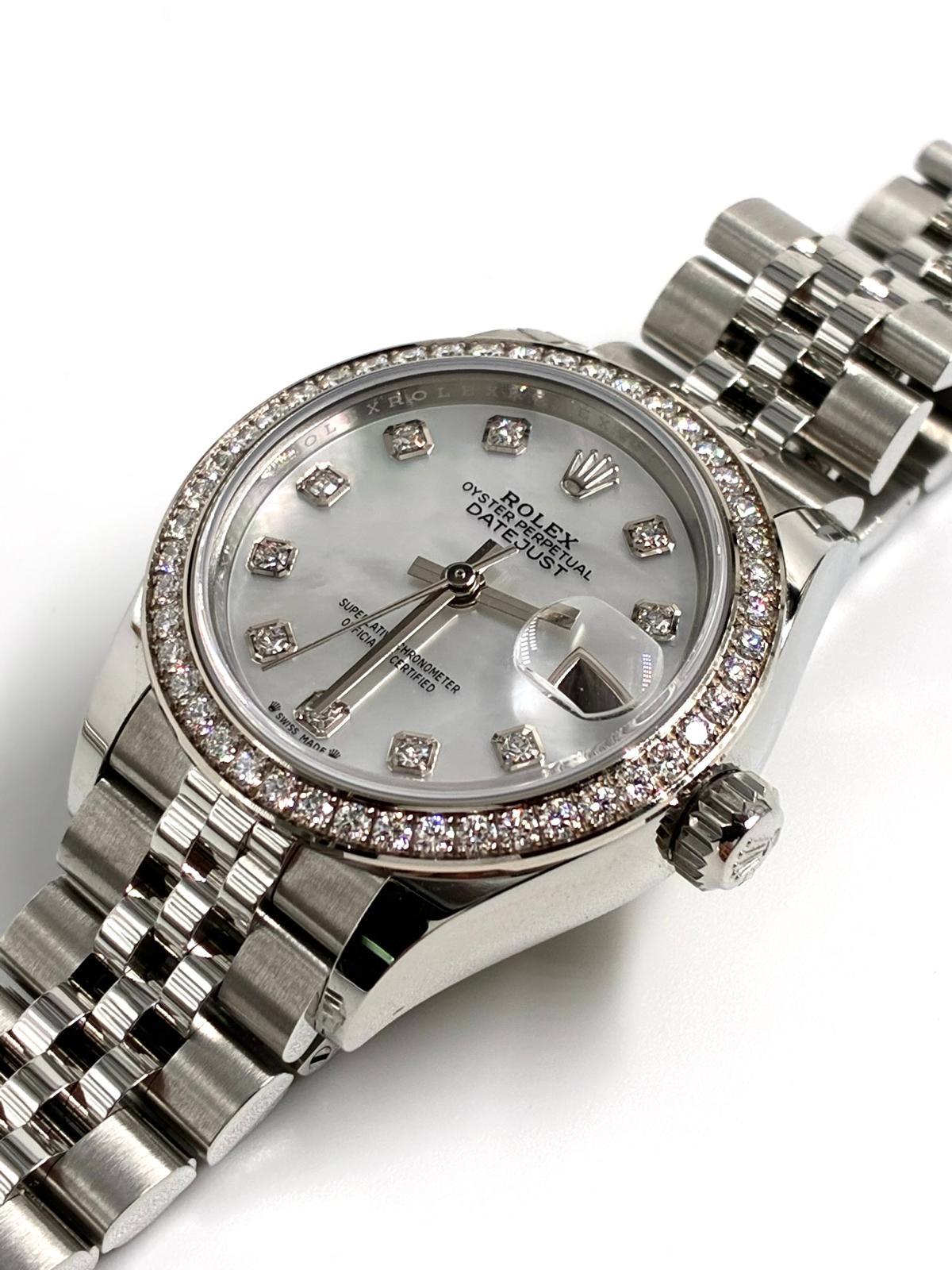 Rolex Lady-Datejust 28 279384RBR NG White Jubilee 2025