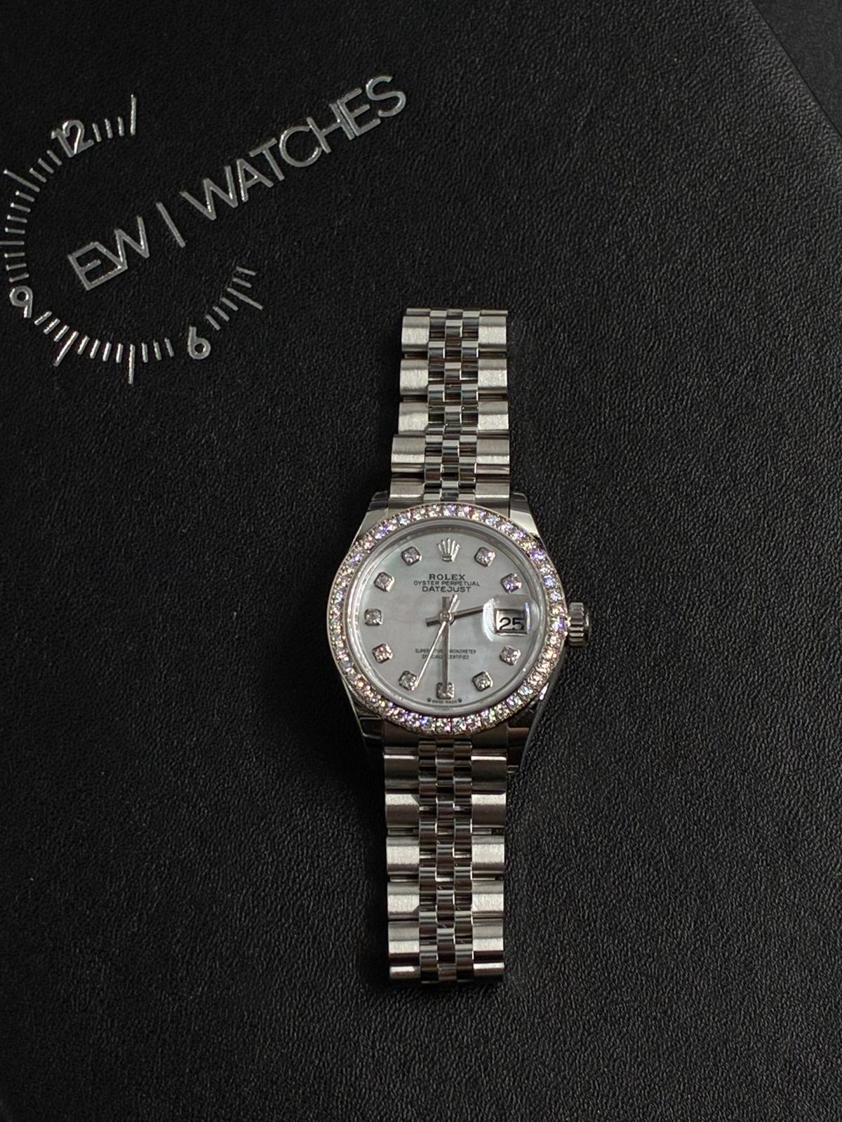 Rolex Lady-Datejust 28 279384RBR NG White Jubilee 2025