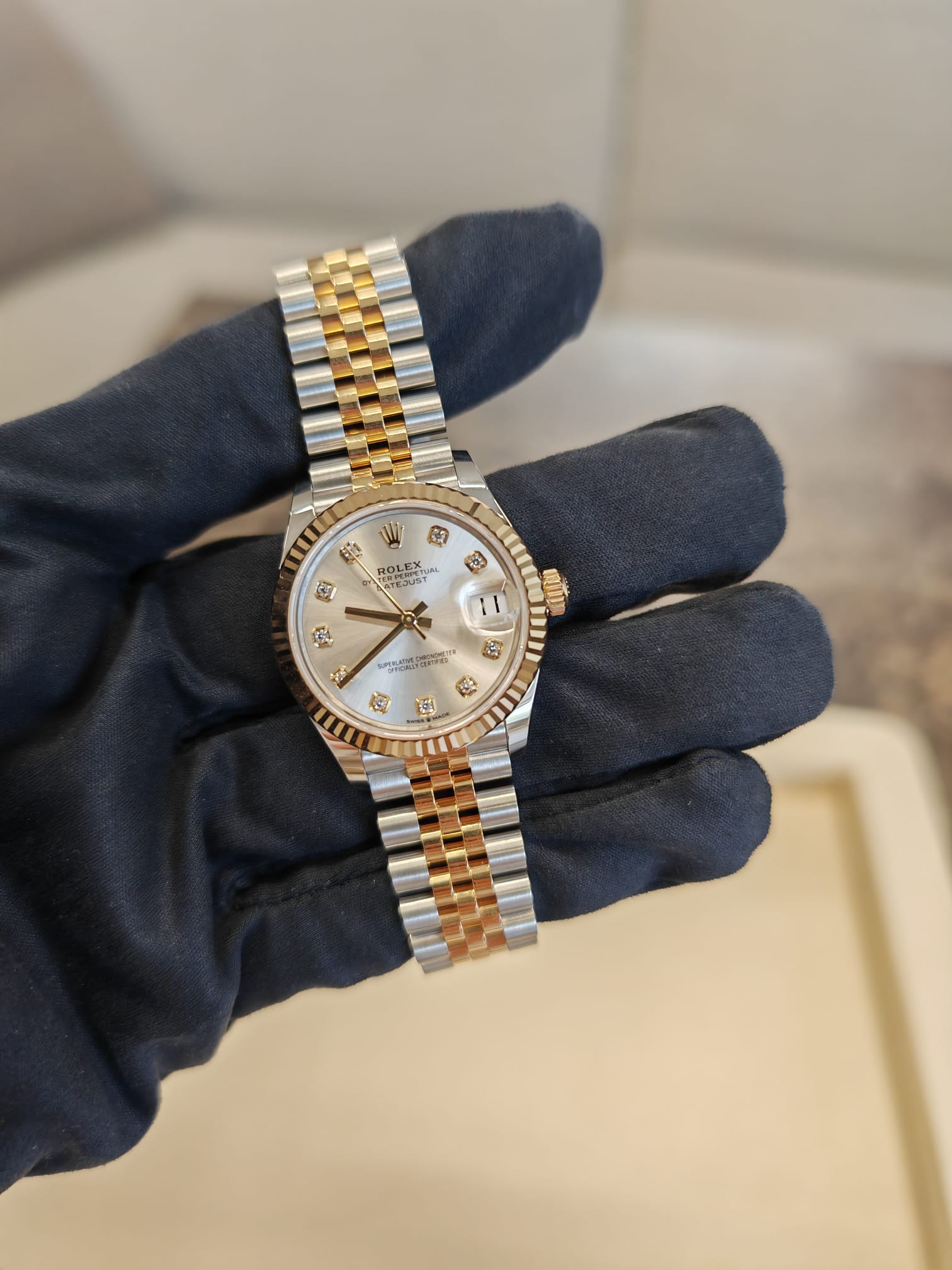 Rolex Datejust 31 278273G Silver Jubilee 2026
