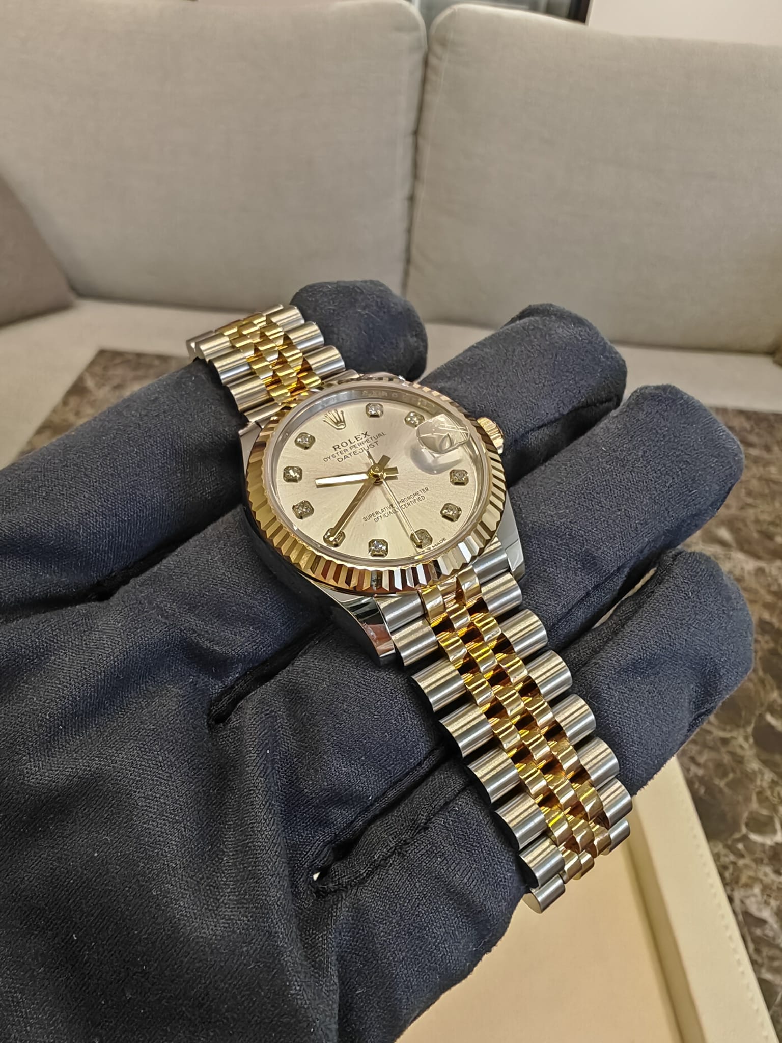 Rolex Datejust 31 278273G Silver Jubilee 2026