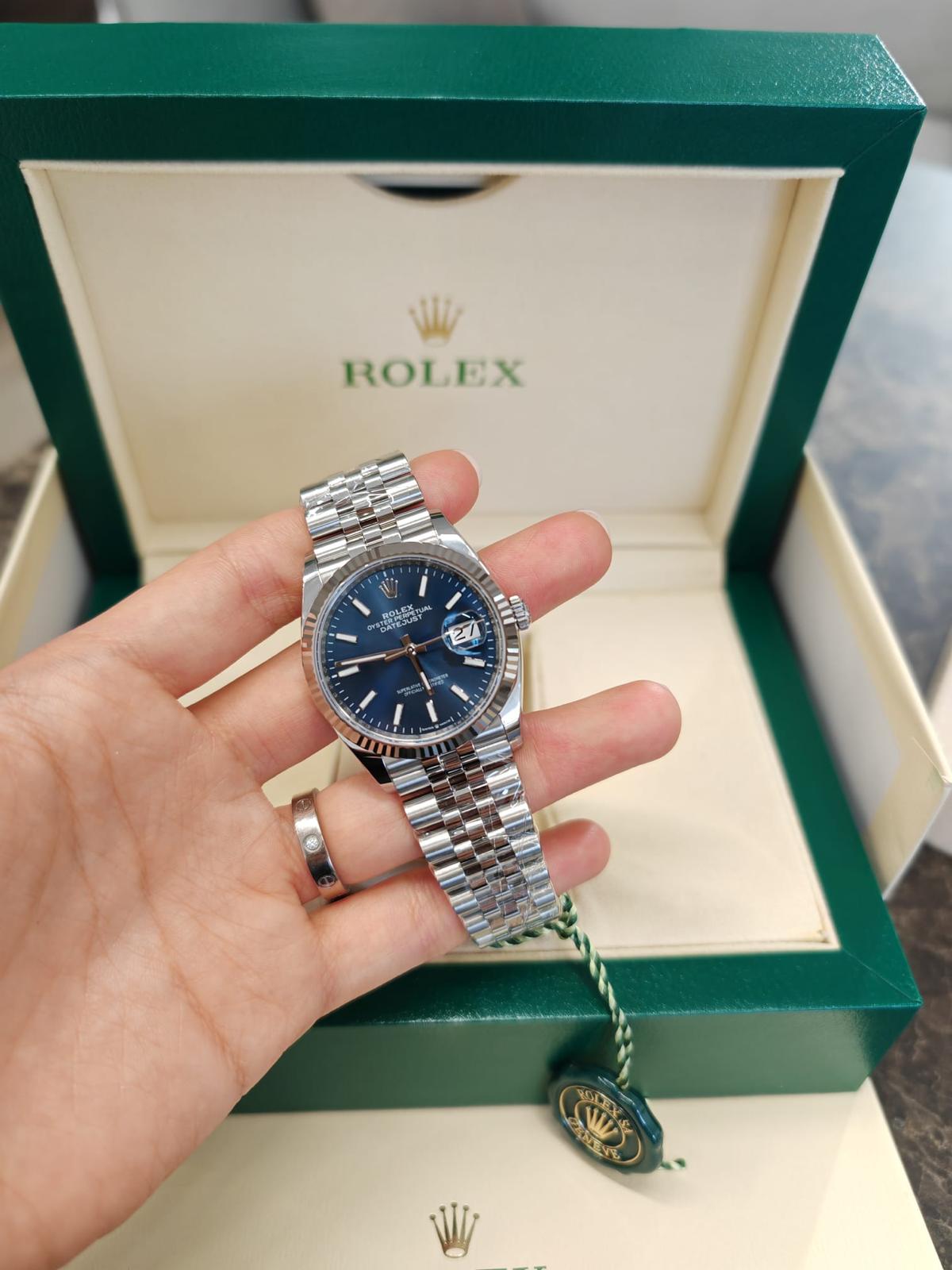 Rolex Datejust 36 126234 Blue Index Jubilee 2025