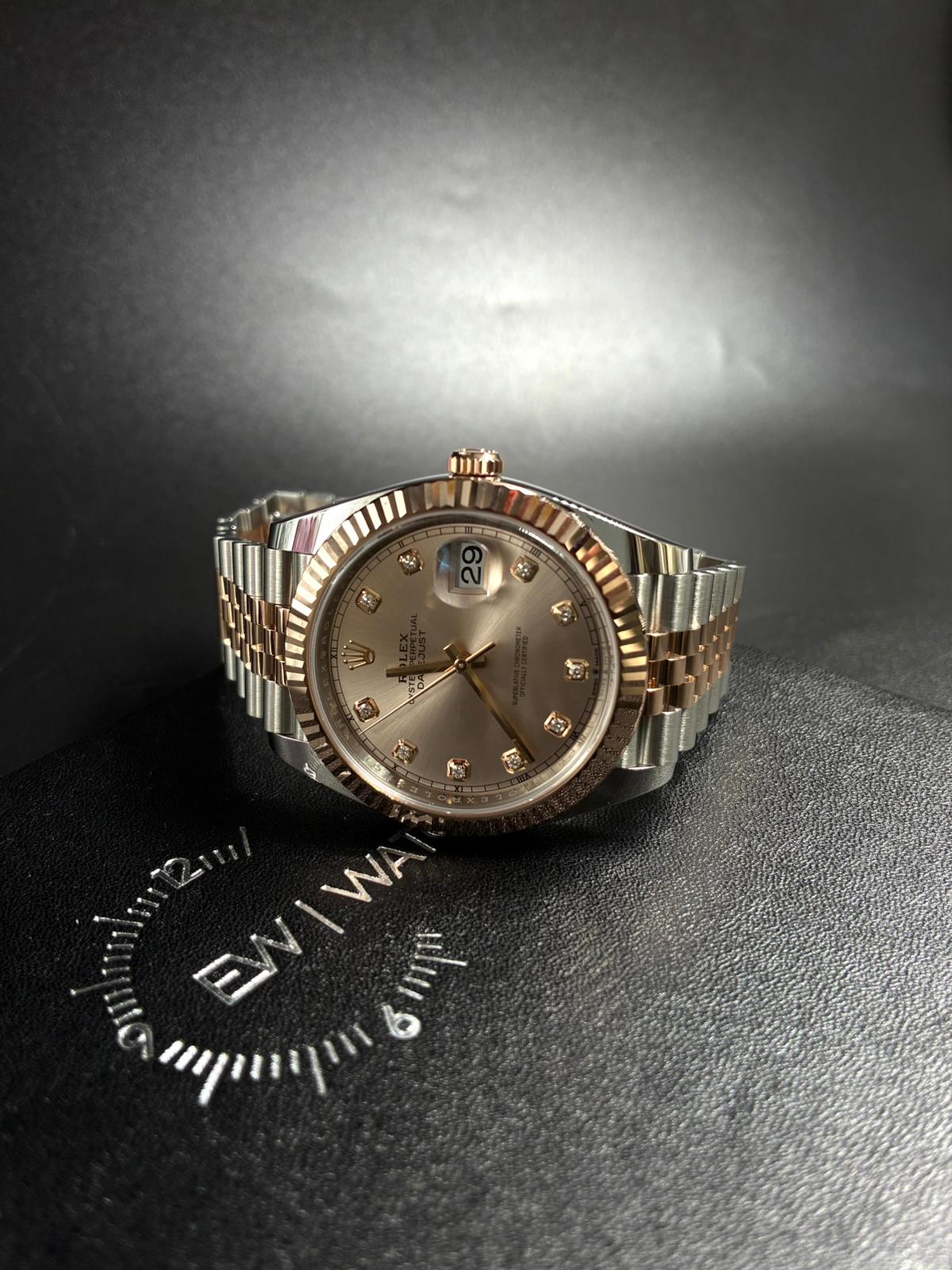 Rolex Datejust 41 126331G Sundust Diamond Dial Jubilee