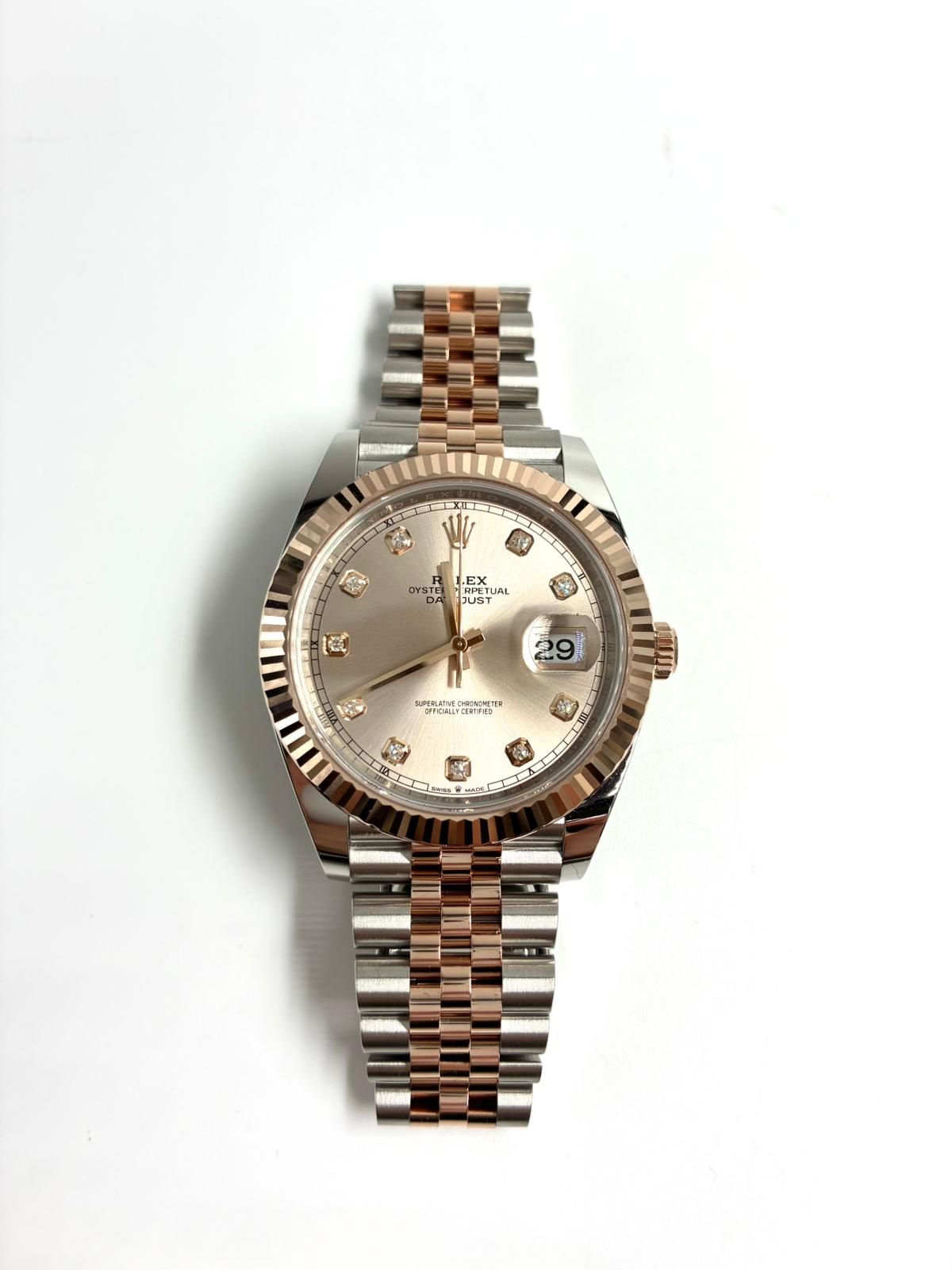 Rolex Datejust 41 126331G Sundust Diamond Dial Jubilee