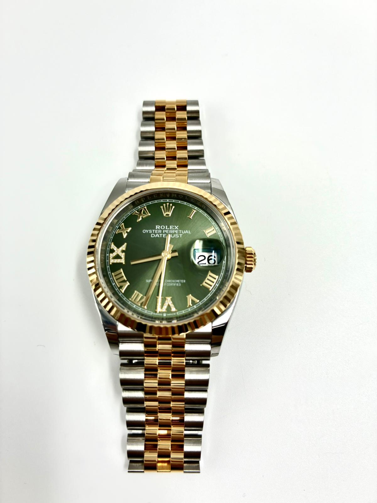 Rolex Datejust 36 126233 Green VIIX Jubilee 2026