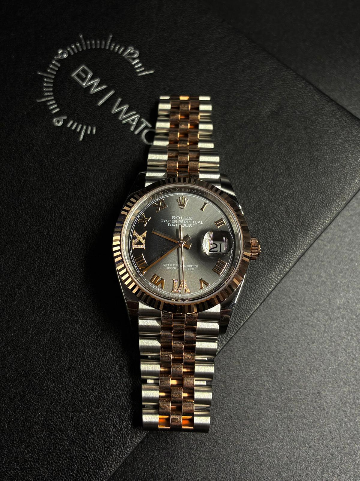 Rolex Datejust 36 126231 Grey VIIX Roman Jubilee 2025