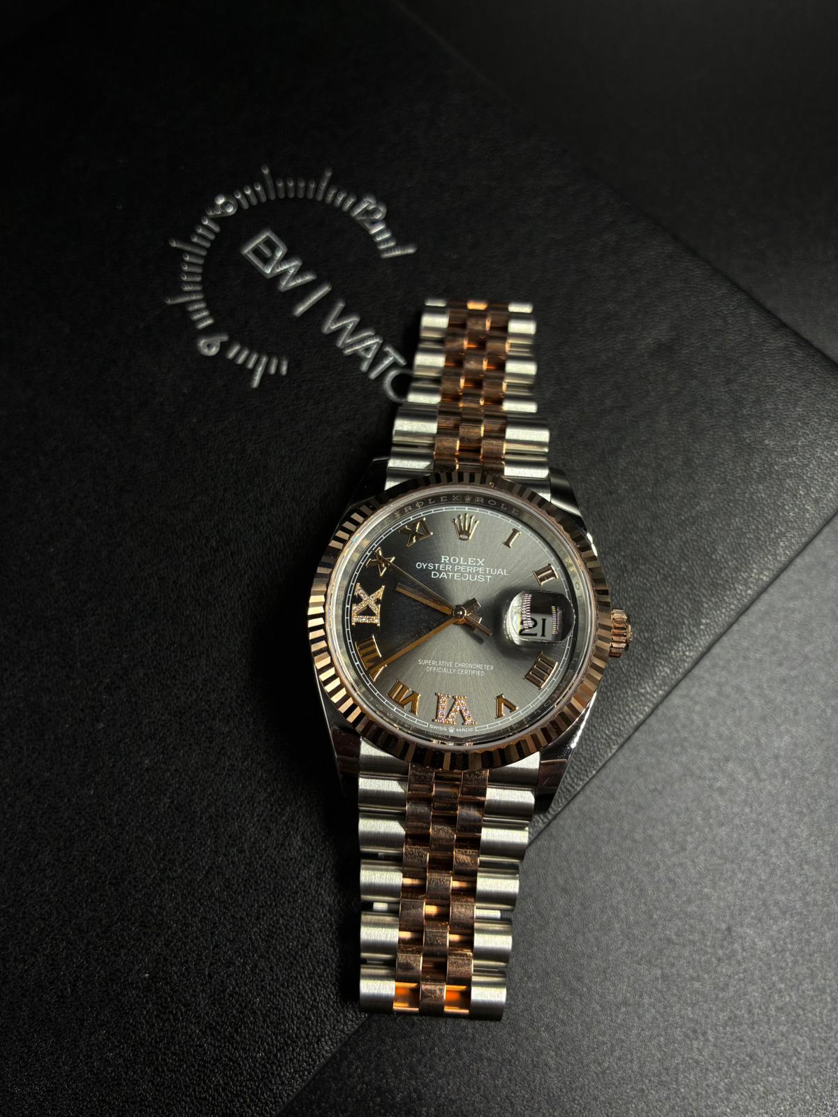 Rolex Datejust 36 126231 Grey VIIX Roman Jubilee 2025