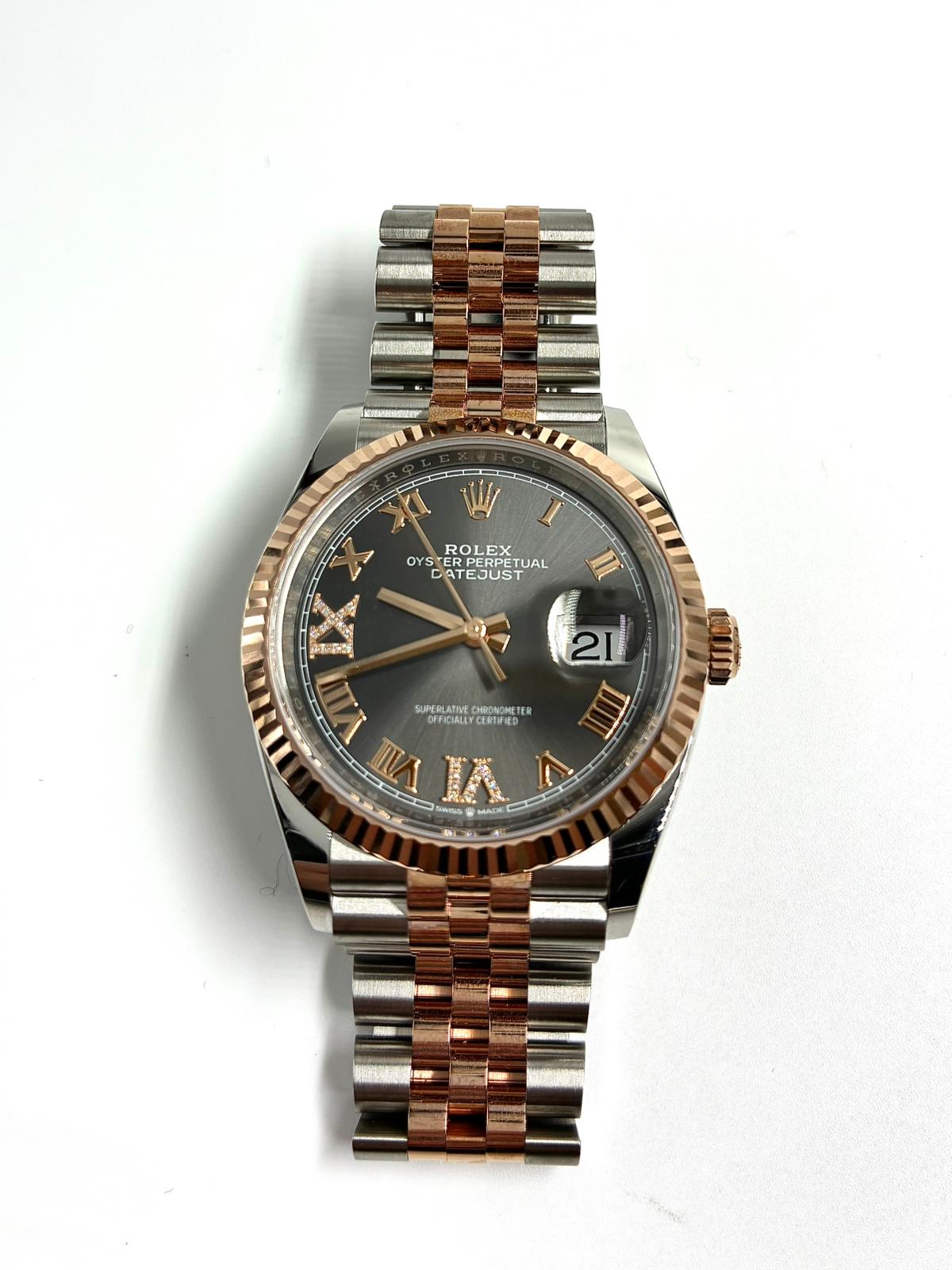 Rolex Datejust 36 126231 Grey VIIX Roman Jubilee 2025
