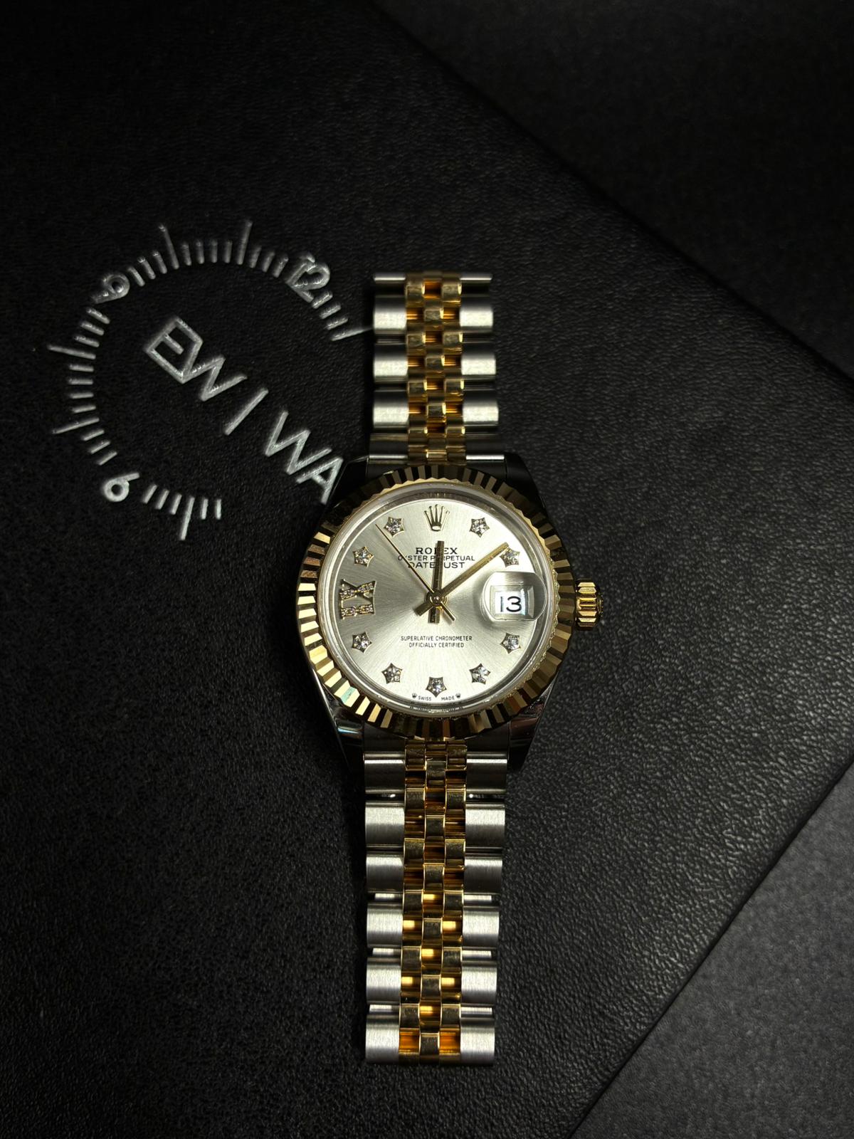 Rolex Lady-Datejust 279173G Silver Star Jubilee 2025