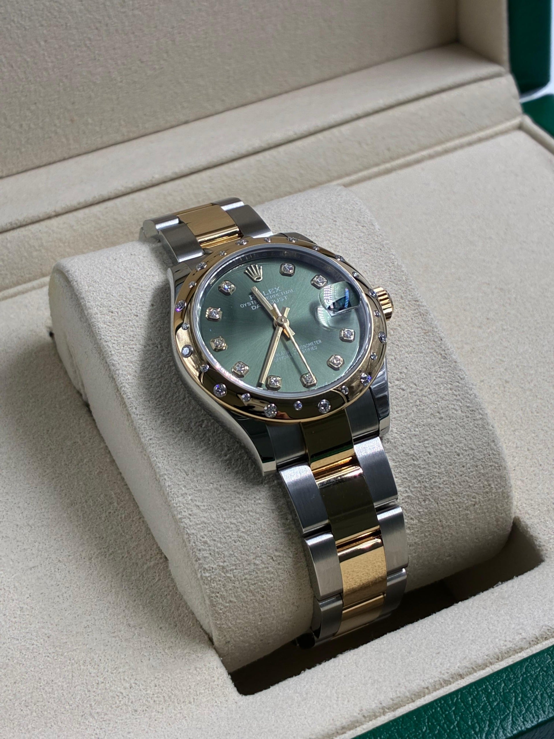 Rolex Datejust 31 278343G GREEN OYS