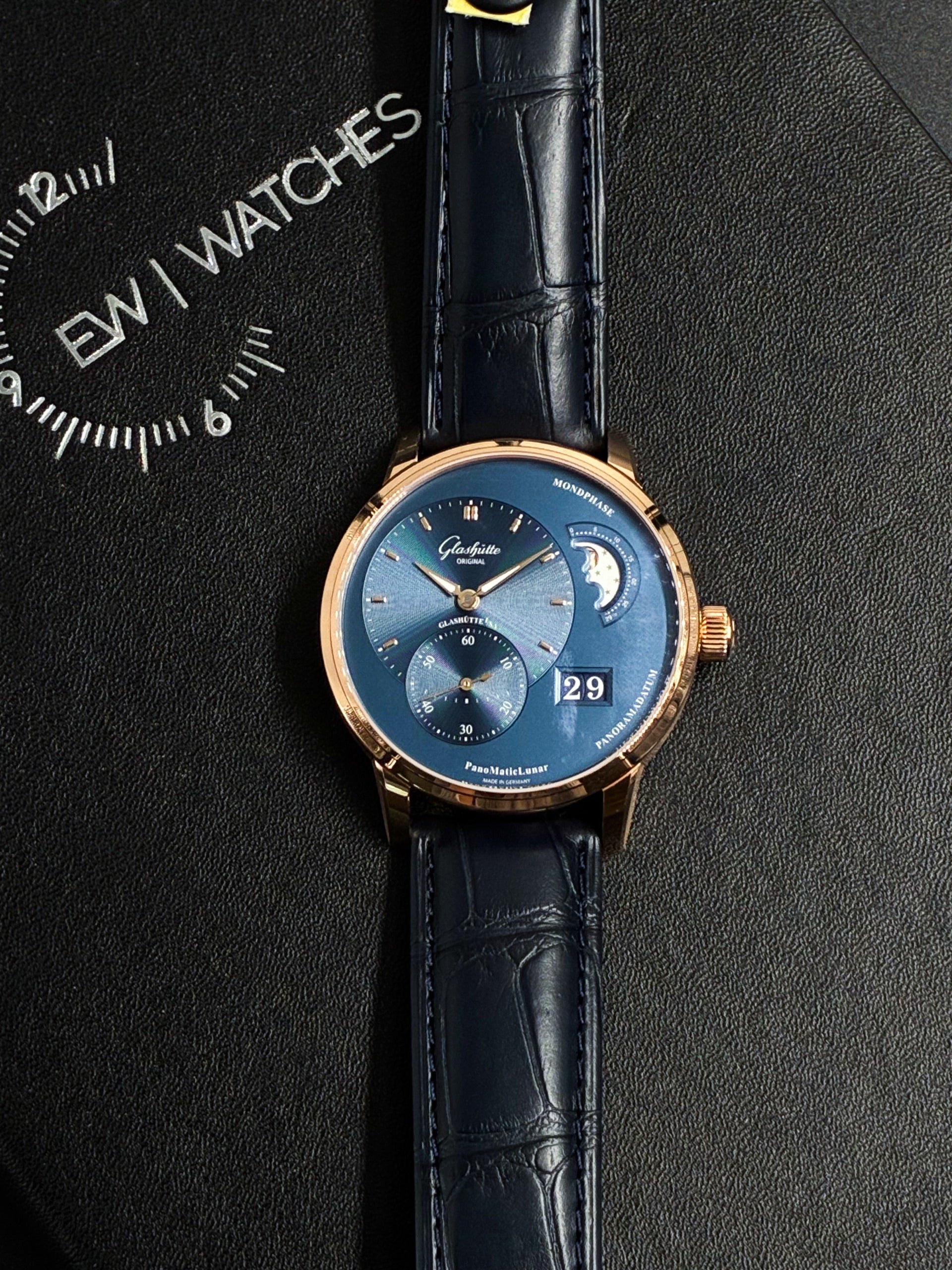 Glashütte Original Panomaticlunar Blue 1-90-02-11-35-61