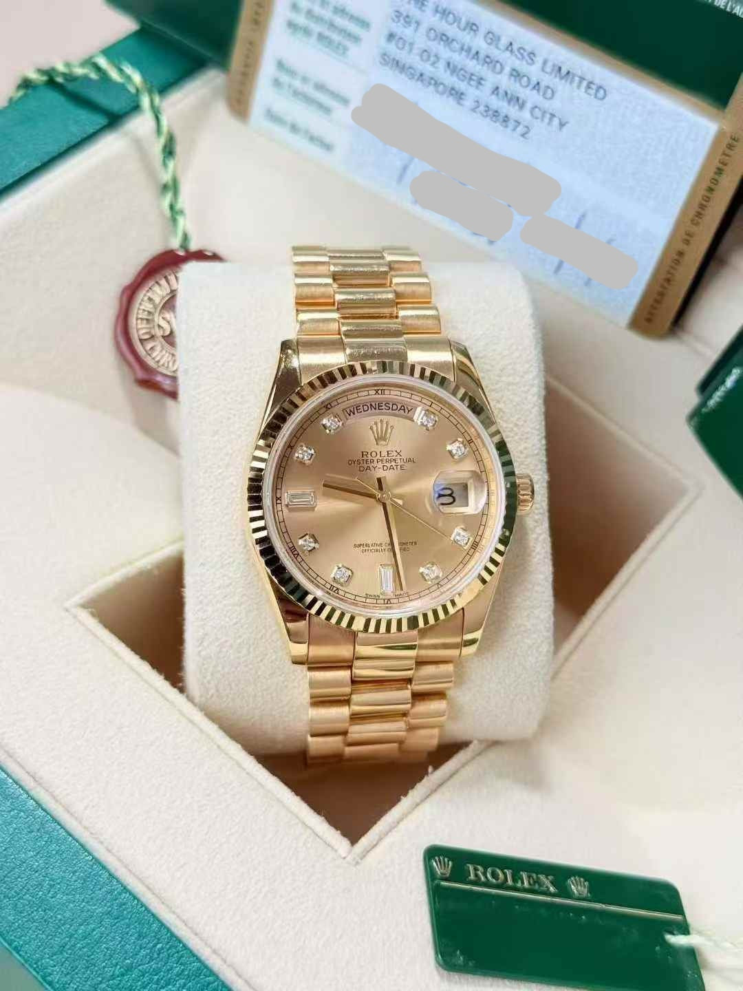 ROLEX 118238 champ diamond jubilee 22links