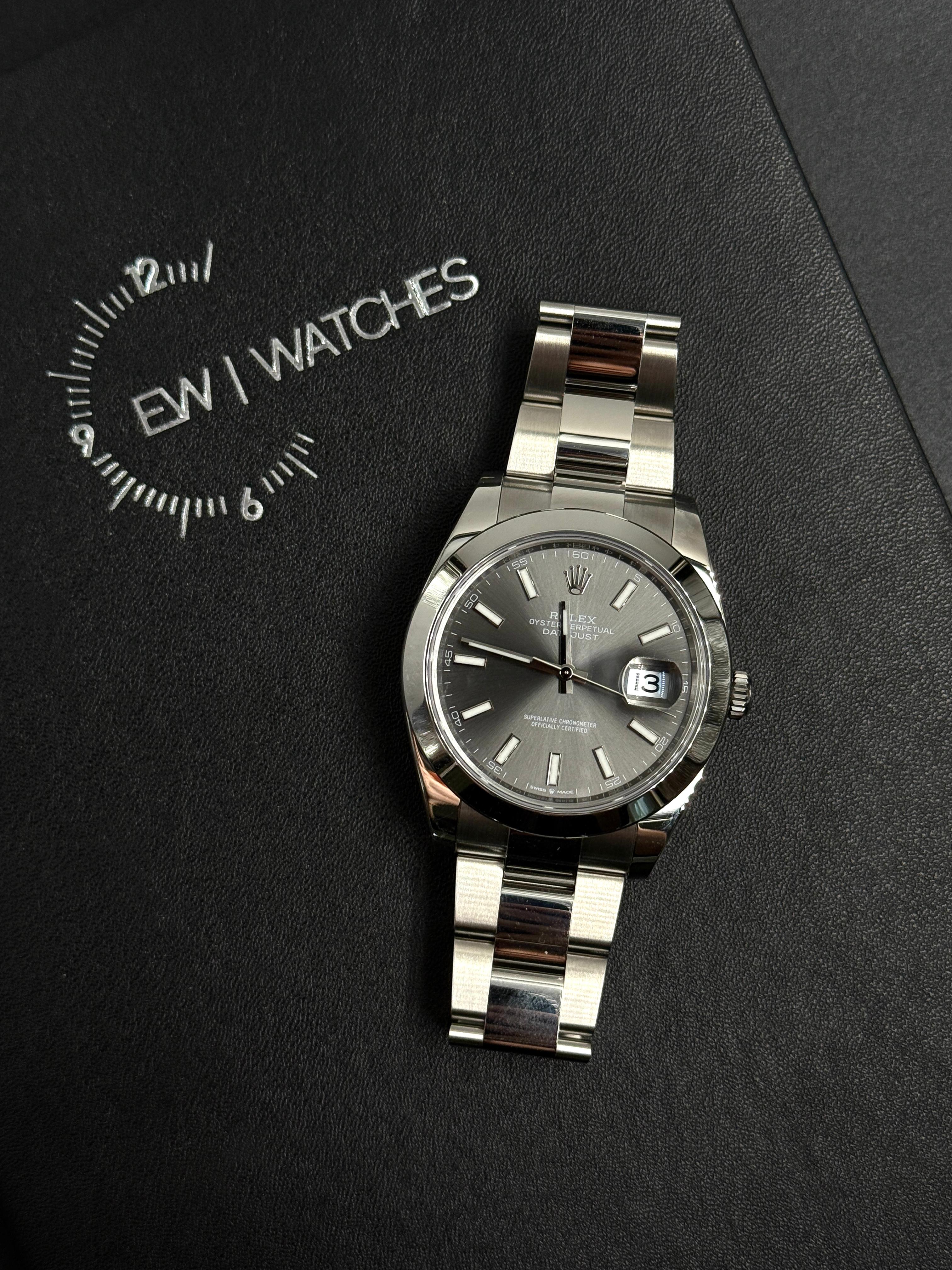 Rolex Datejust 41 126300 Black Index Oyster 2025