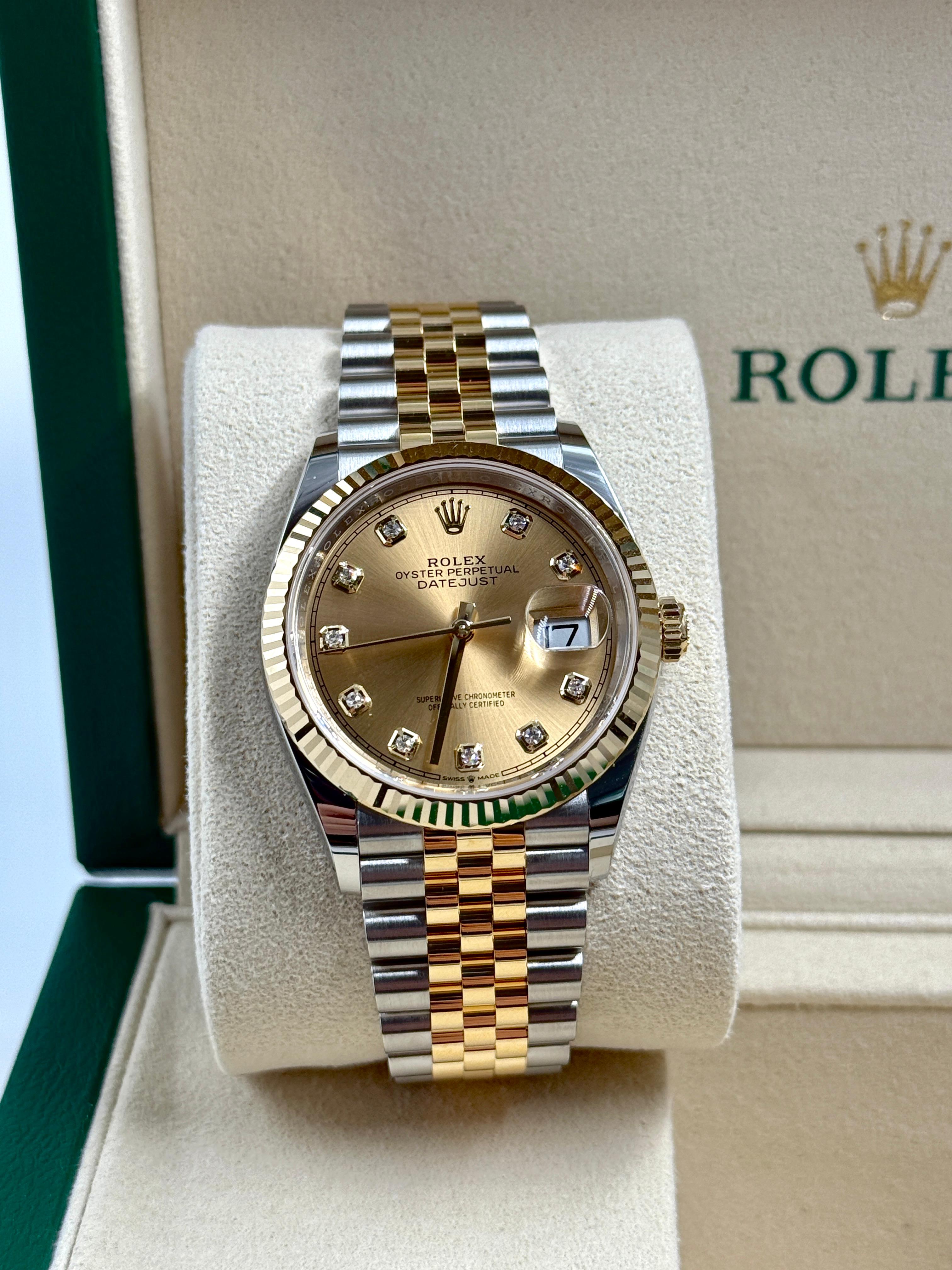 Rolex Datejust 36 126233G Champ Jubilee 2025