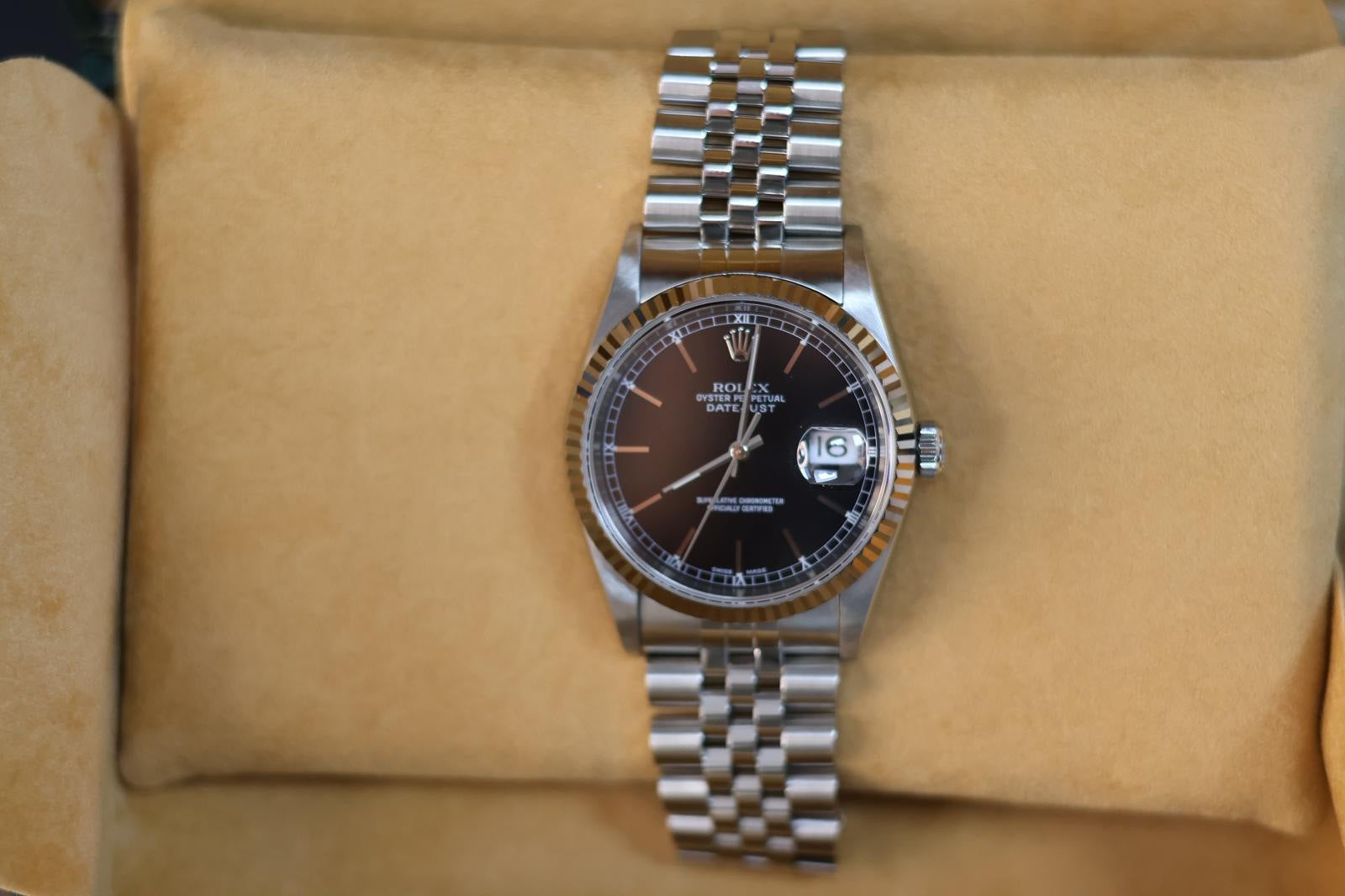 ROLEX Datejust 36 16234 Black