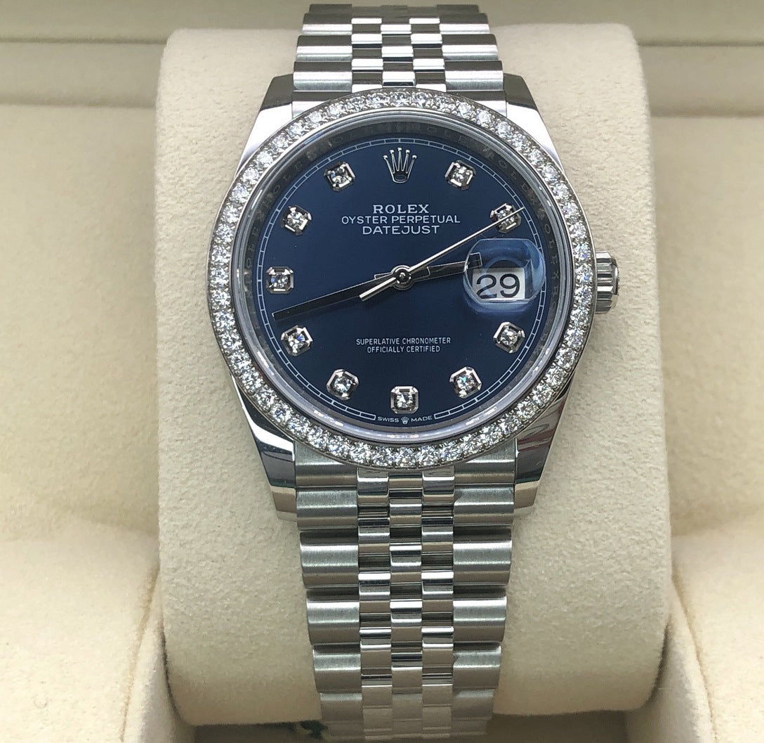 Rolex Datejust 36 126284RBR G Blue Jubilee 2025