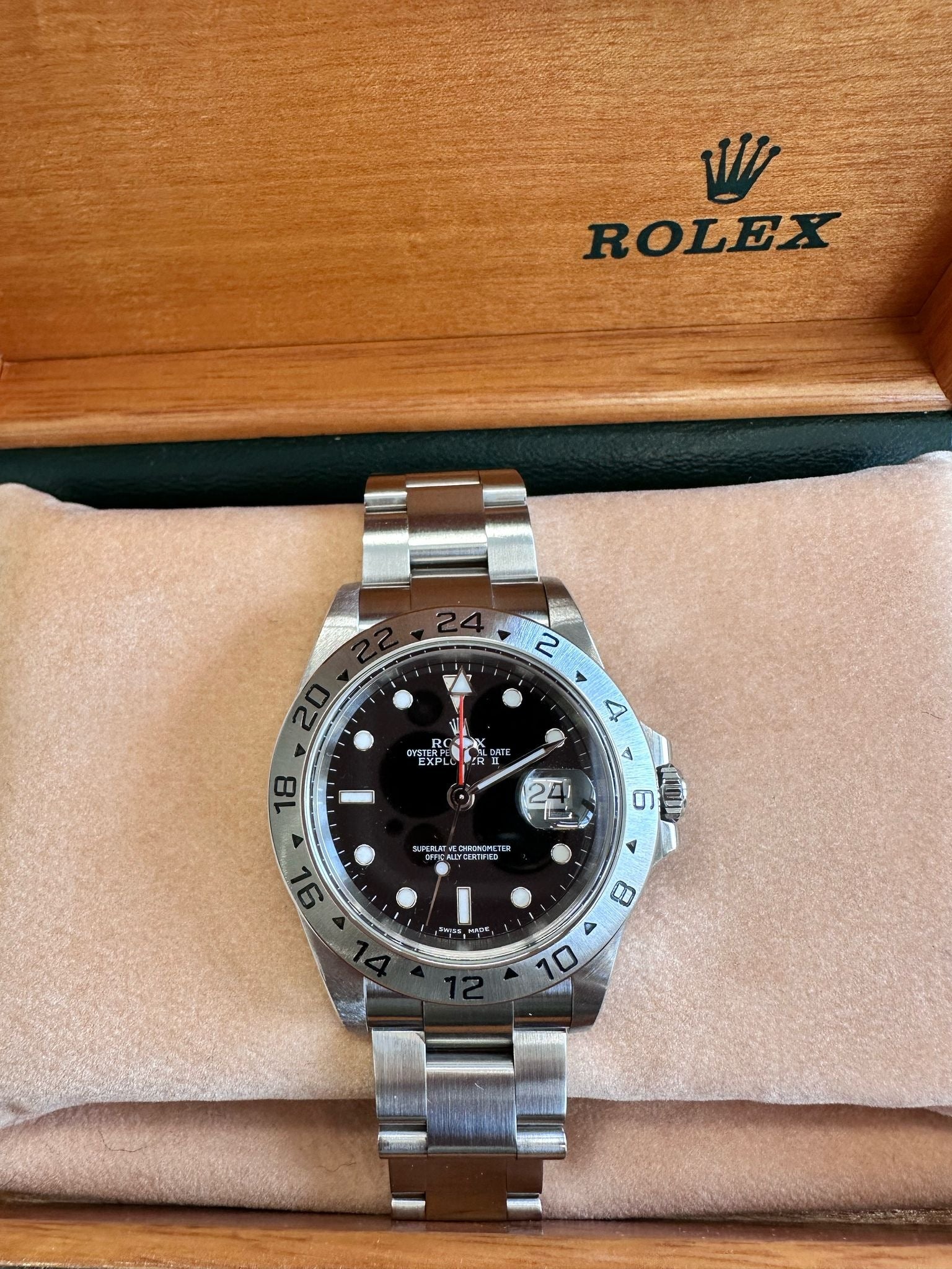 Rolex Explorer II 16570 Black 1993