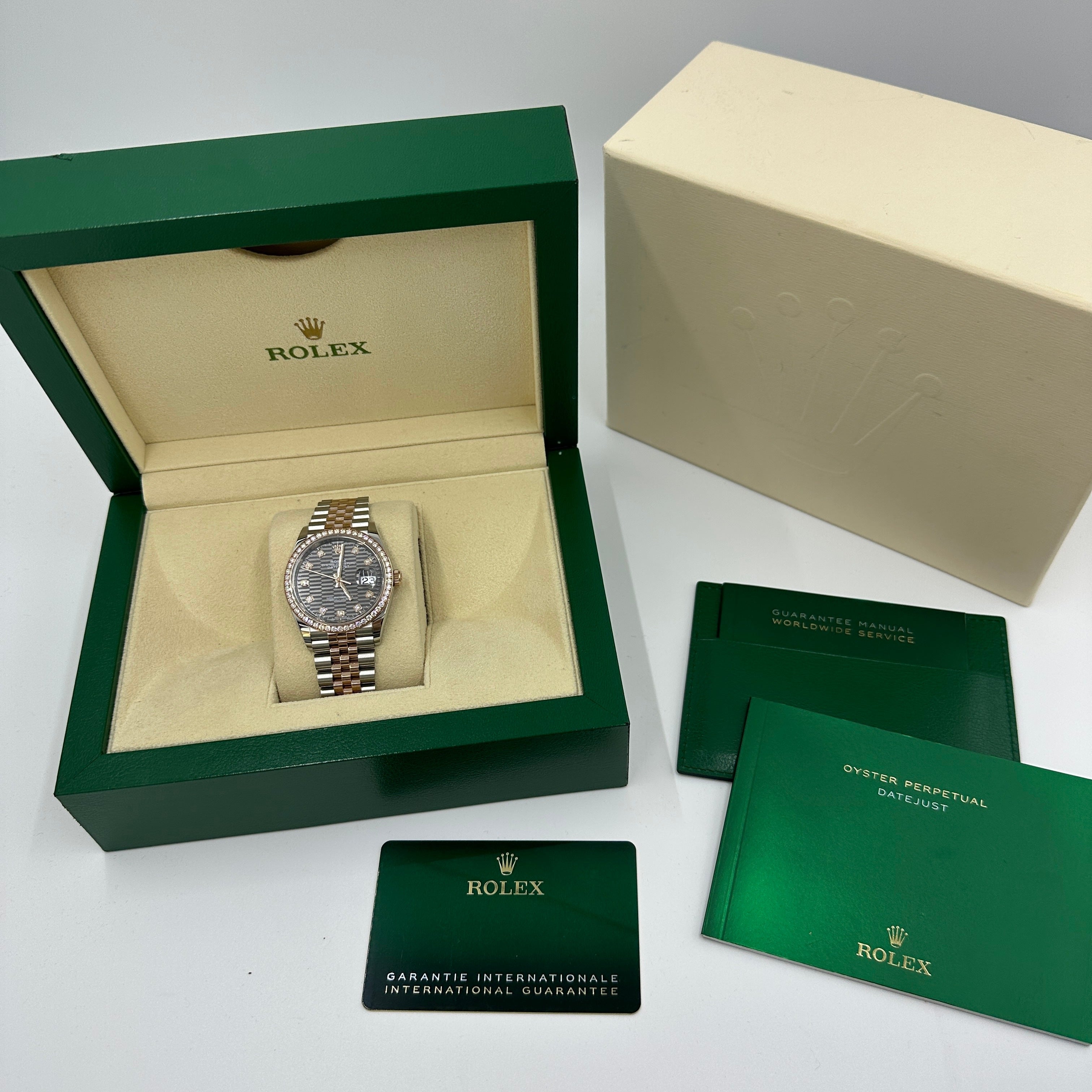 Rolex Datejust 36 126281RBR G Grey Fluted Jubilee 2024