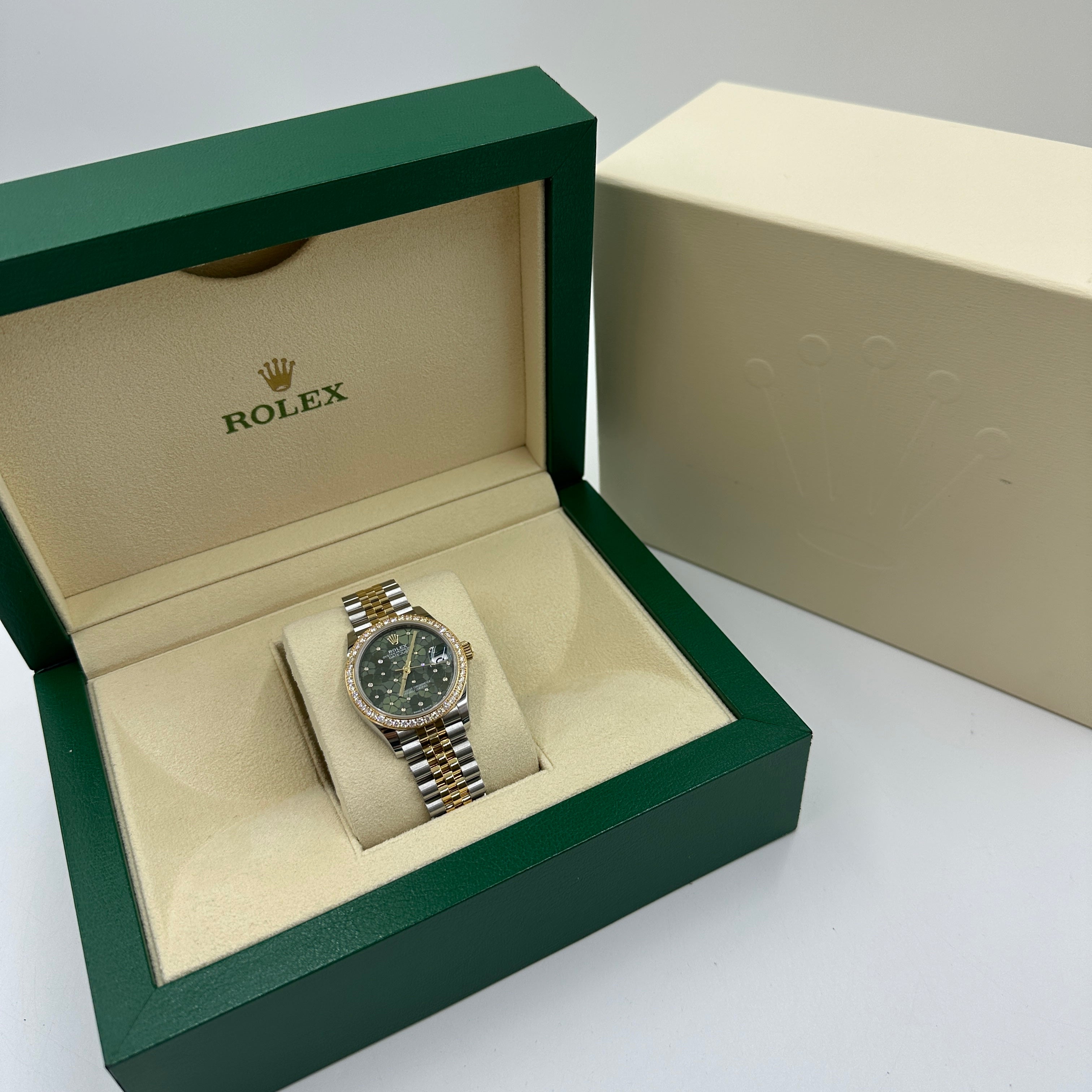 Rolex Datejust 31 278383RBR Green Flower Jubilee 2023