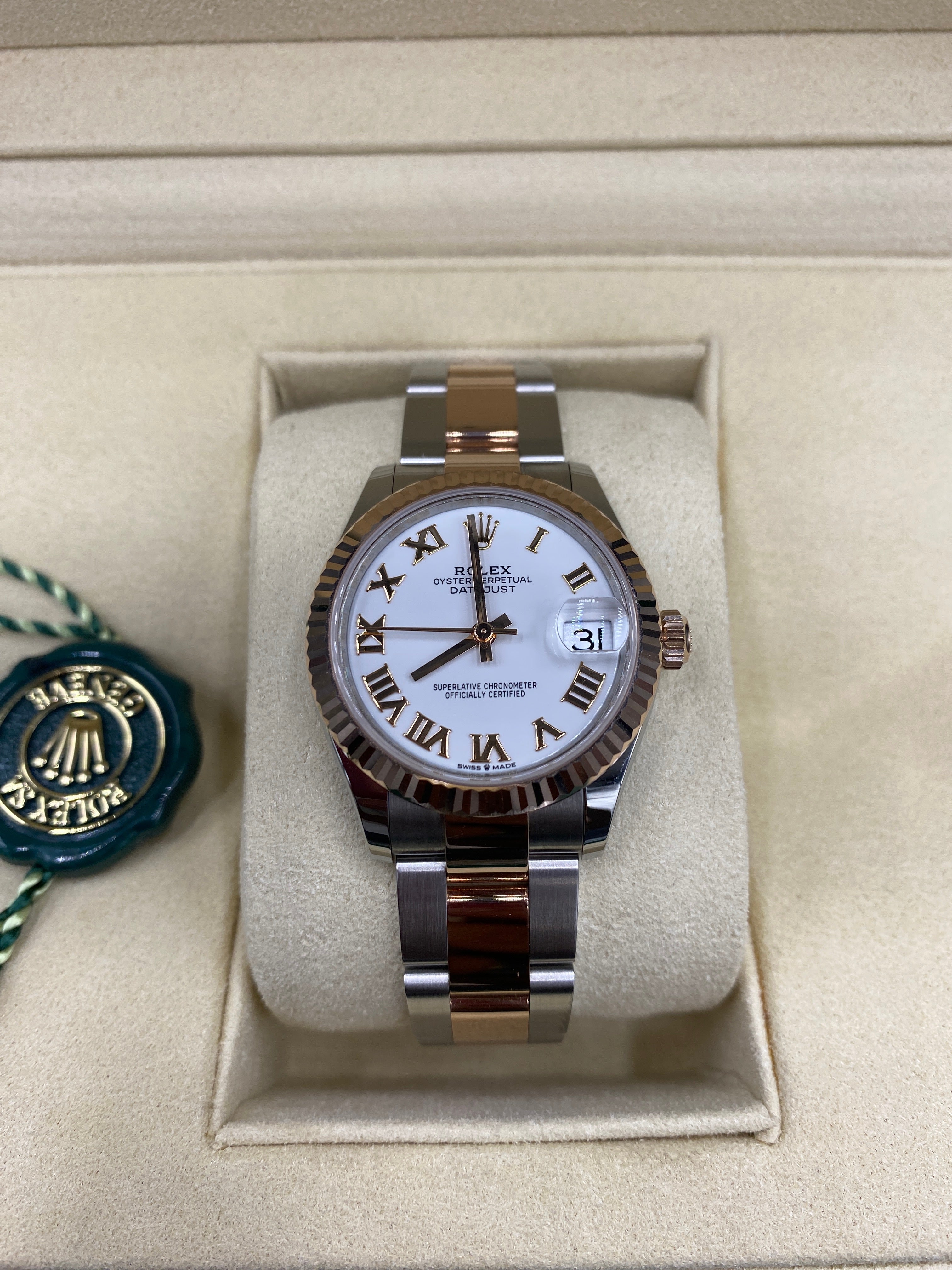 Rolex Datejust 31 278271 White Roman Oyster 2025