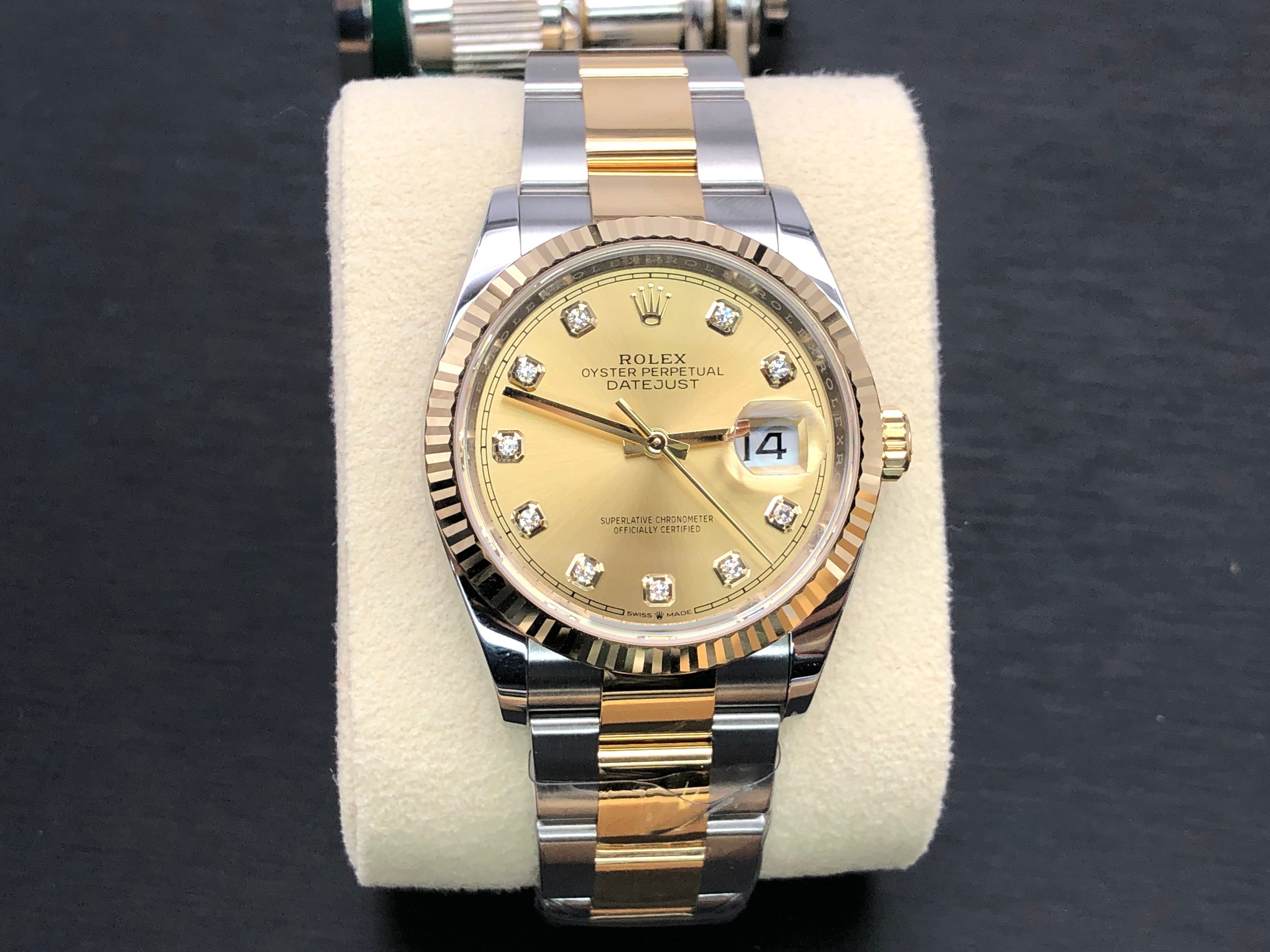 Rolex Datejust 36 126233G Champ Oyster 2025