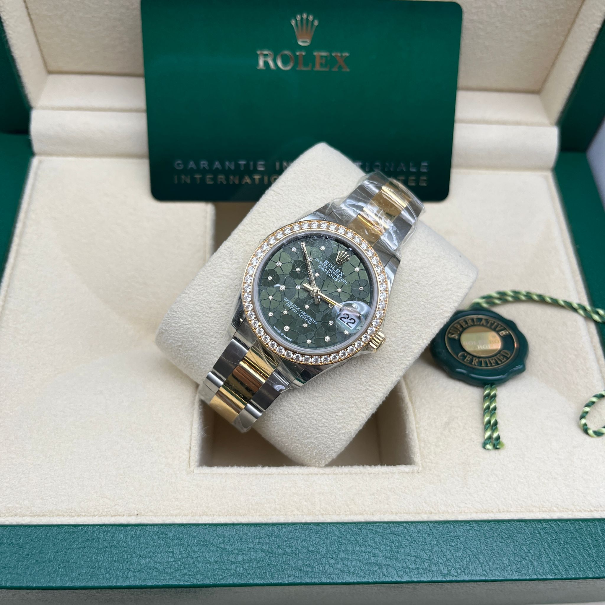 Rolex Datejust 31 278383RBR Green Flower Oyster 2023