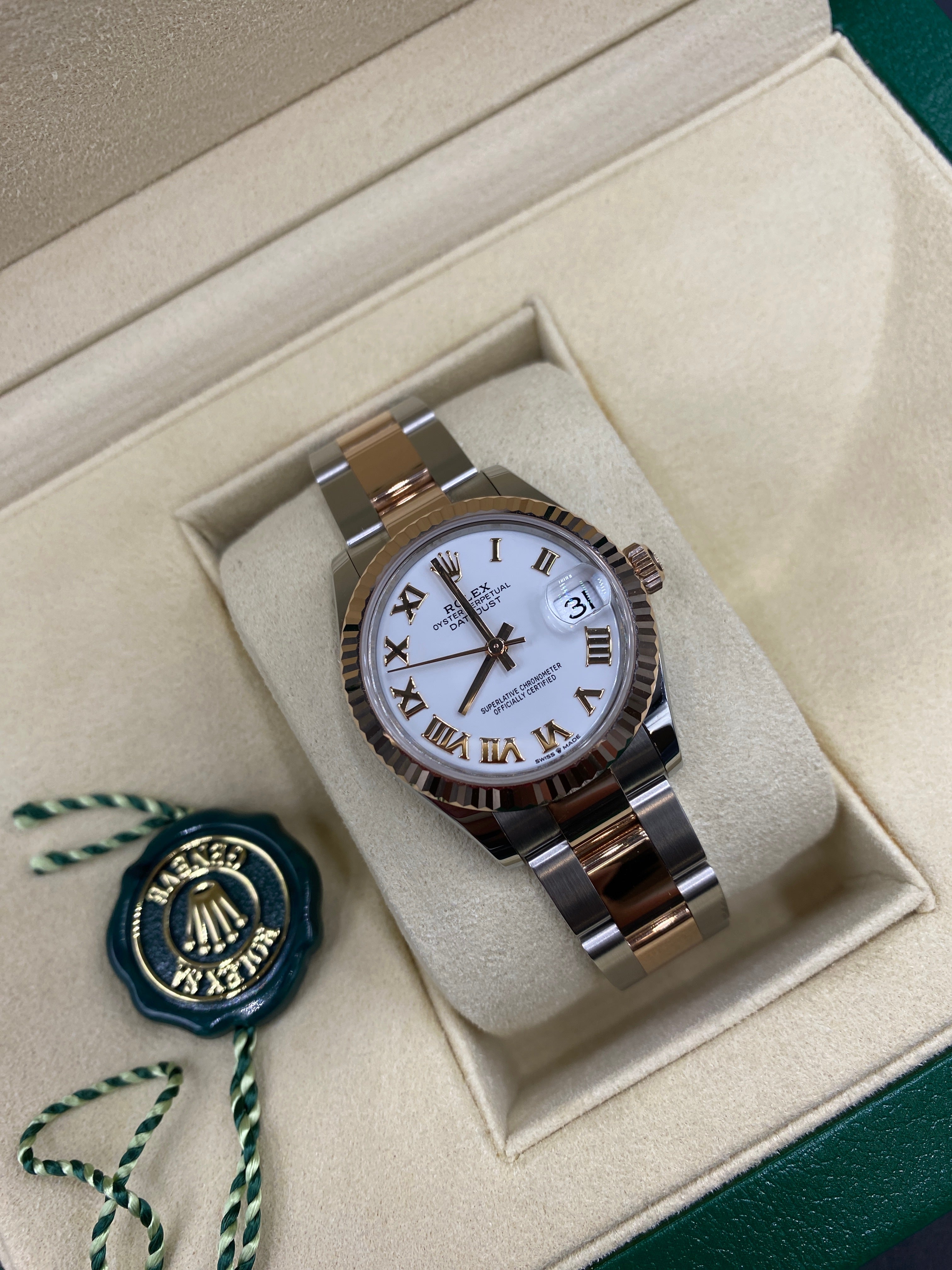 Rolex Datejust 31 278271 White Roman Oyster 2025