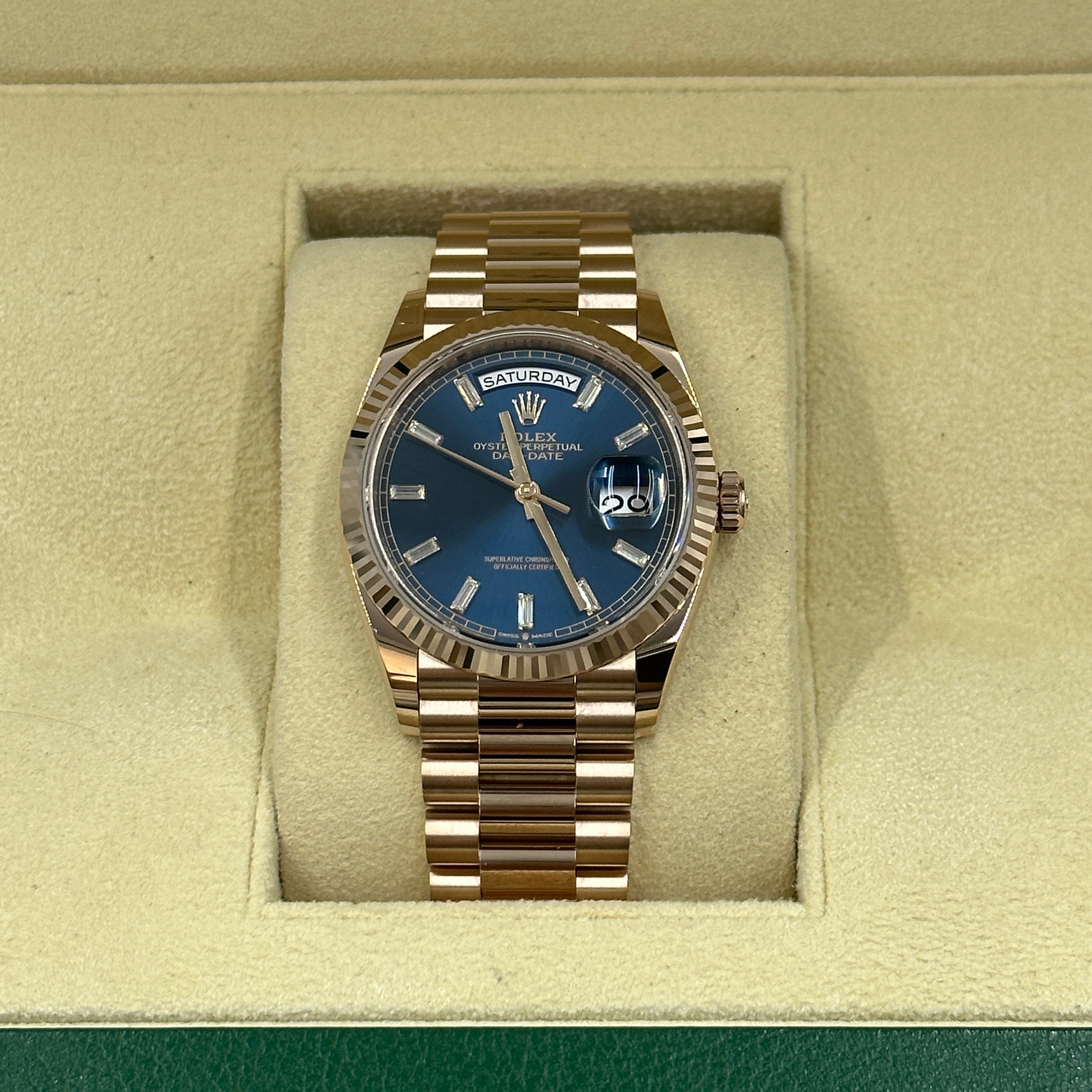 Rolex Day-Date 36 36mm 128235A Blue 2024