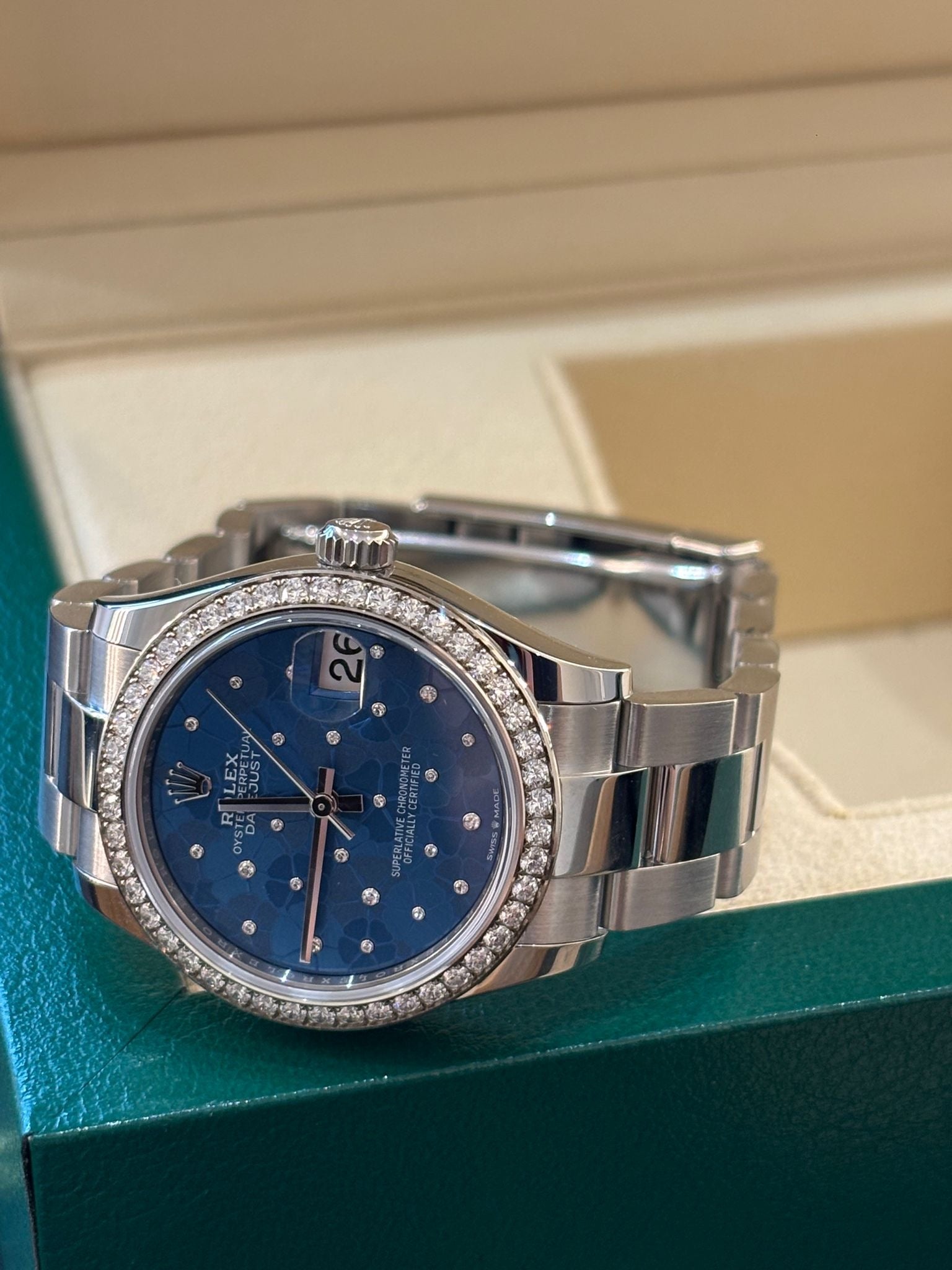 Rolex Datejust 31 278384RBR Blue Flower Oyster 2025
