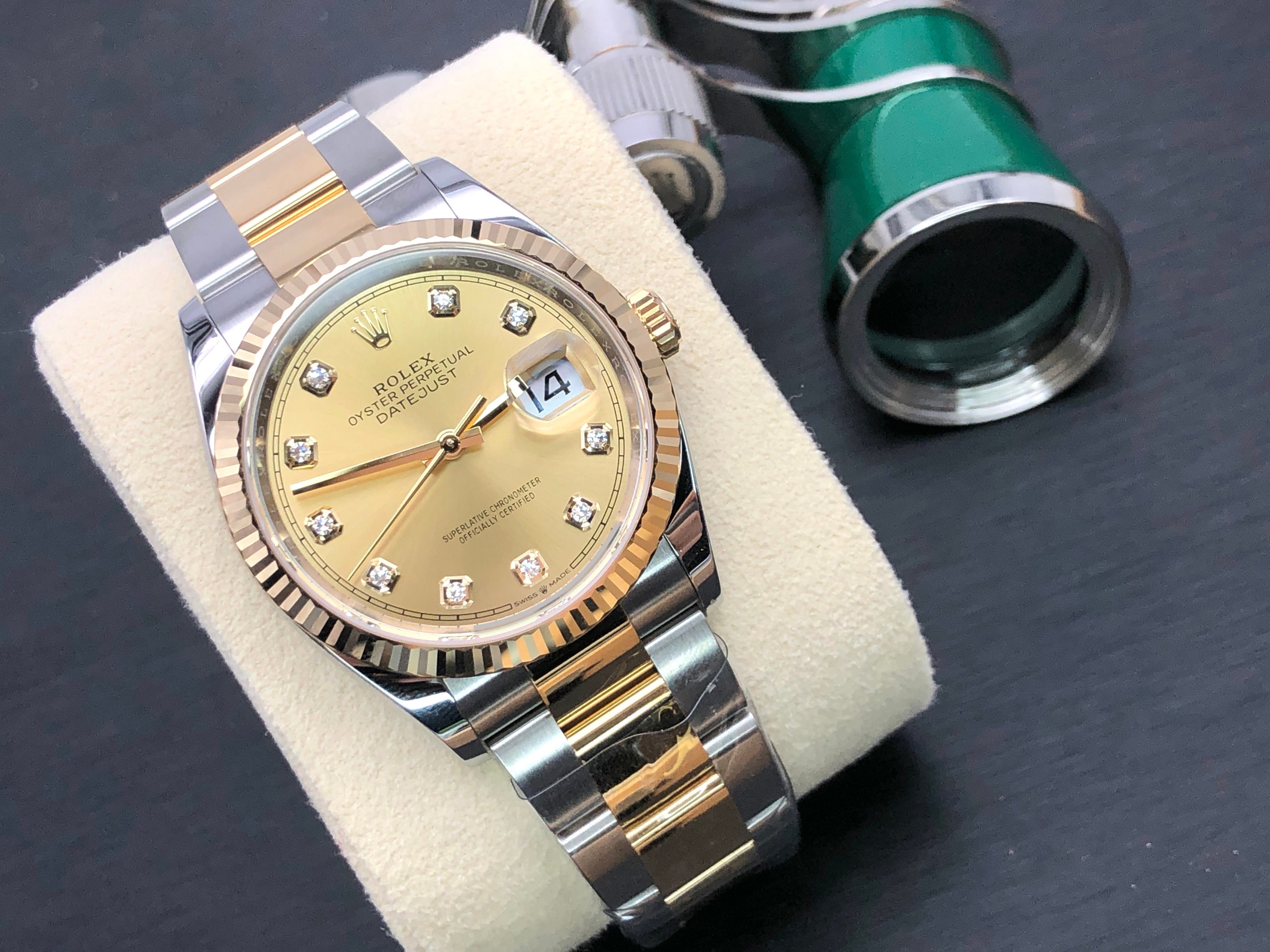 Rolex Datejust 36 126233G Champ Oyster 2025