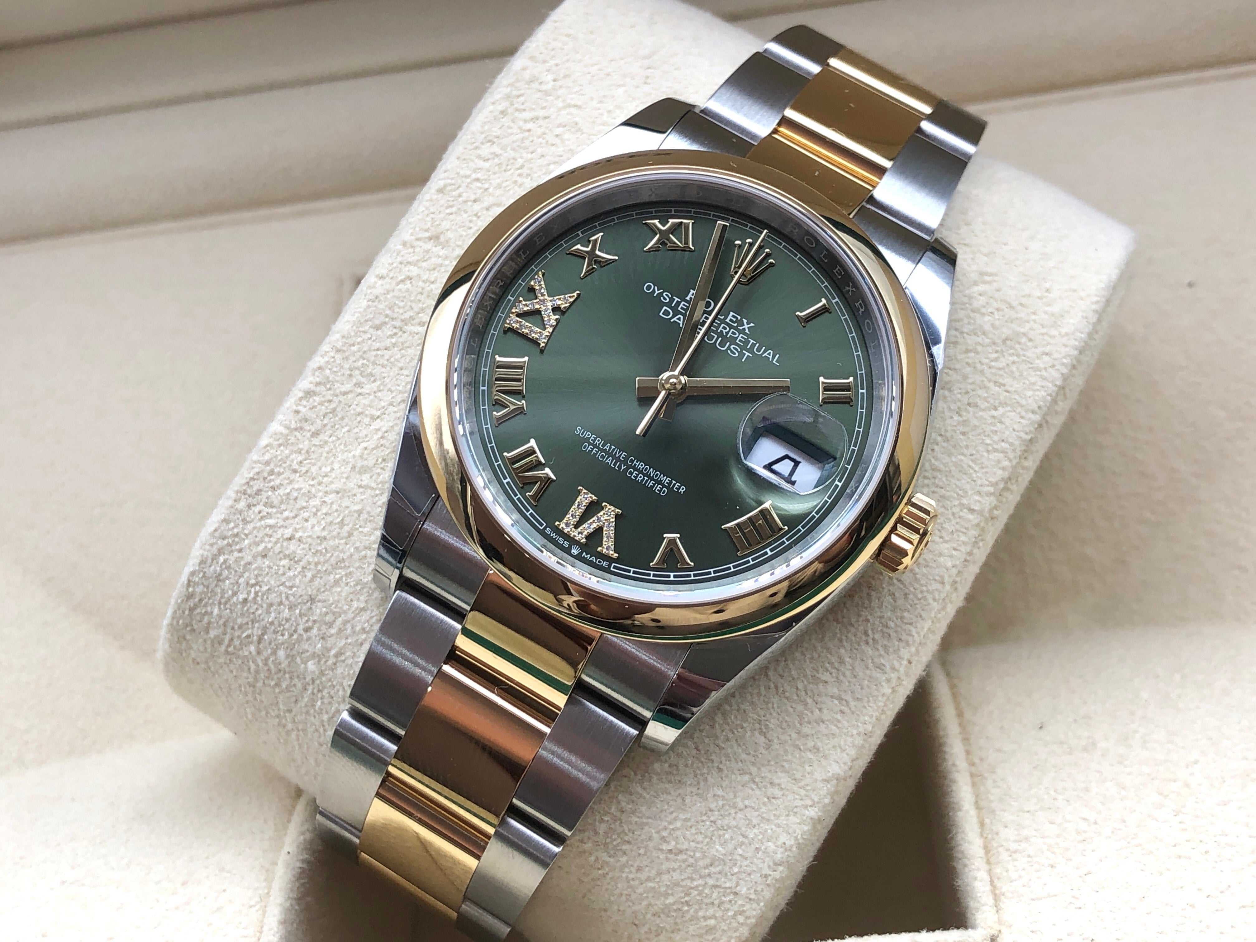 Rolex Datejust 36 126203 Green VIIX Oyster 2025