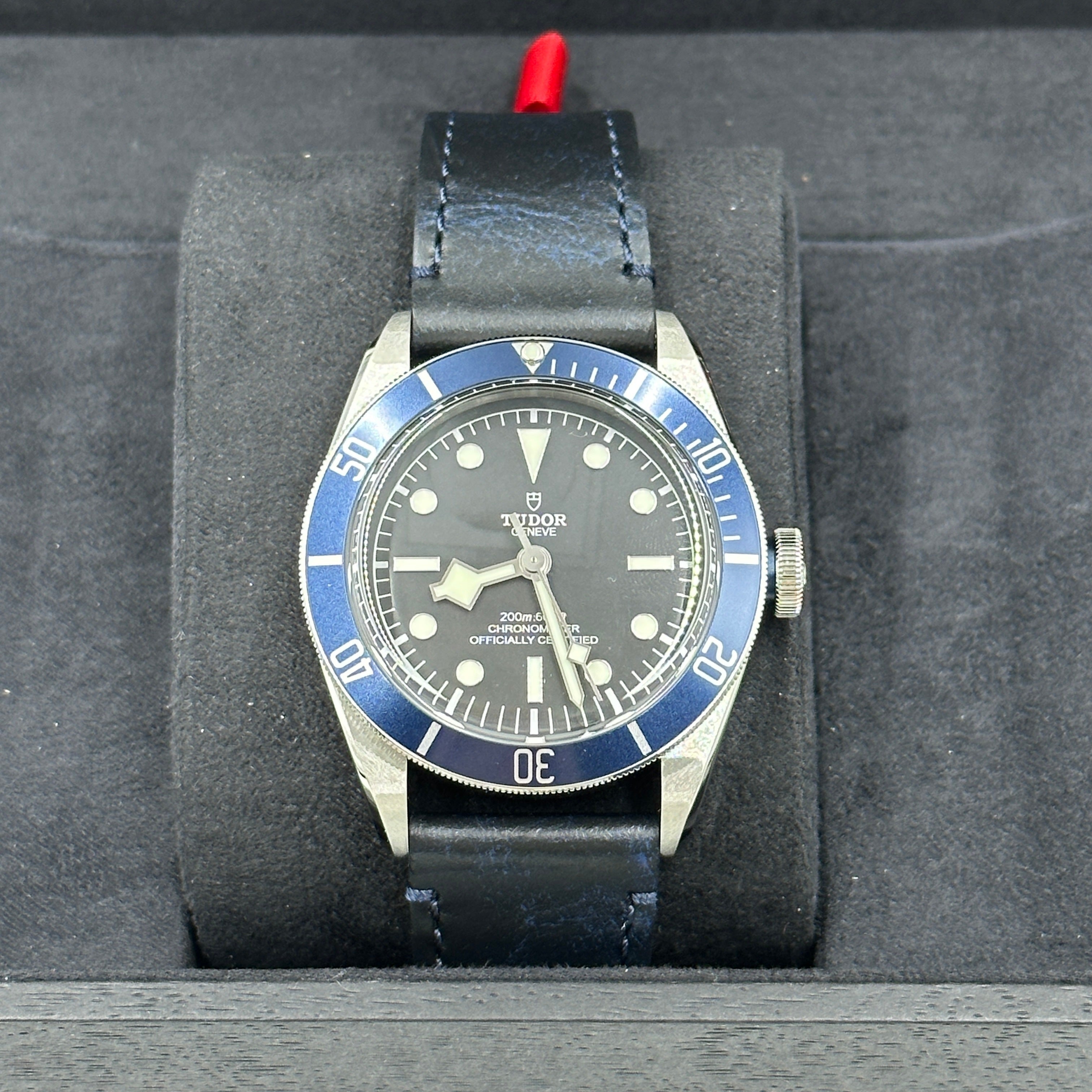Tudor Black Bay 41mm 79230B-0007 Blue Leather 2024 – EW Watches