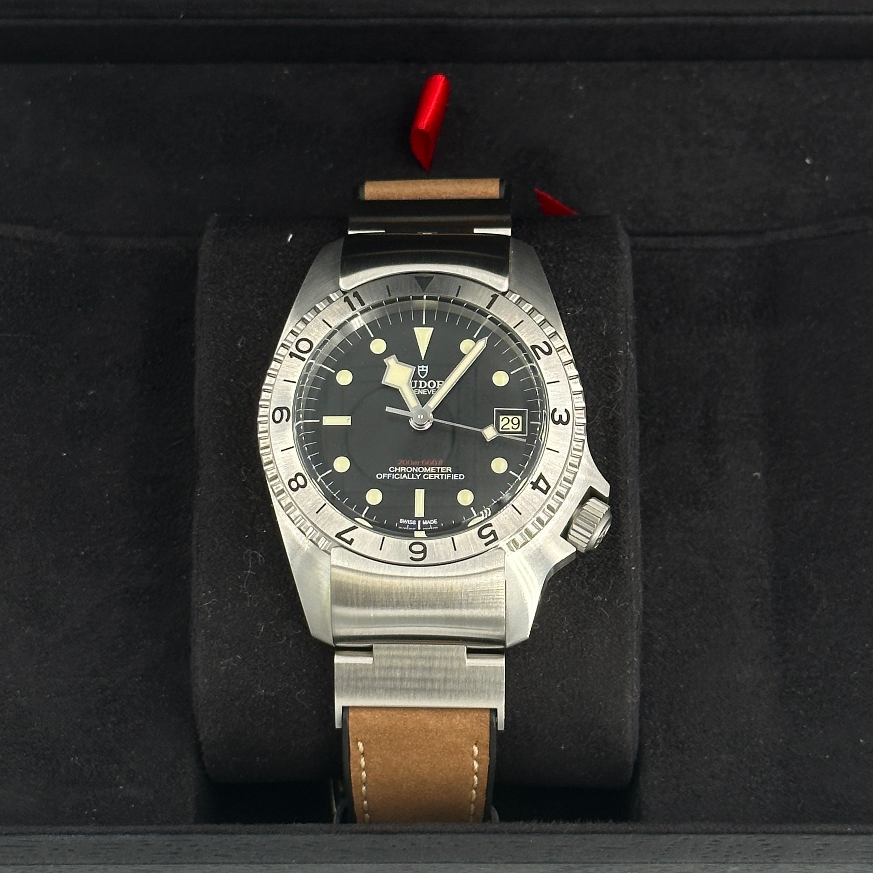 Tudor Black Bay P01 42mm 70150-0001 Black Leather 2024