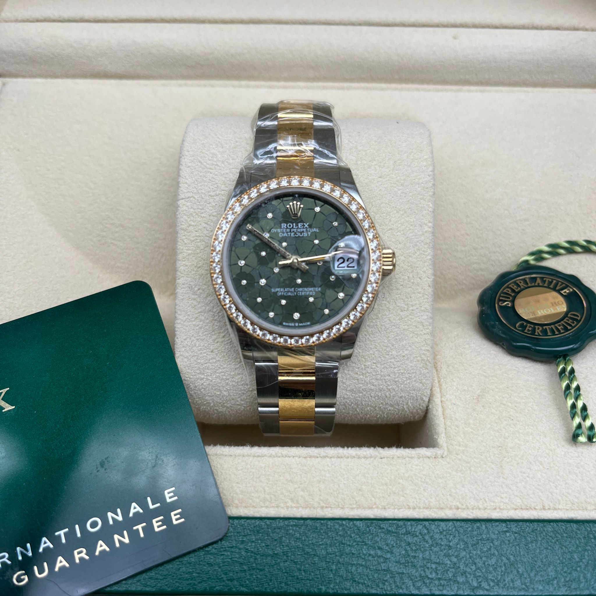 Rolex Datejust 31 278383RBR Green Flower Oyster 2023
