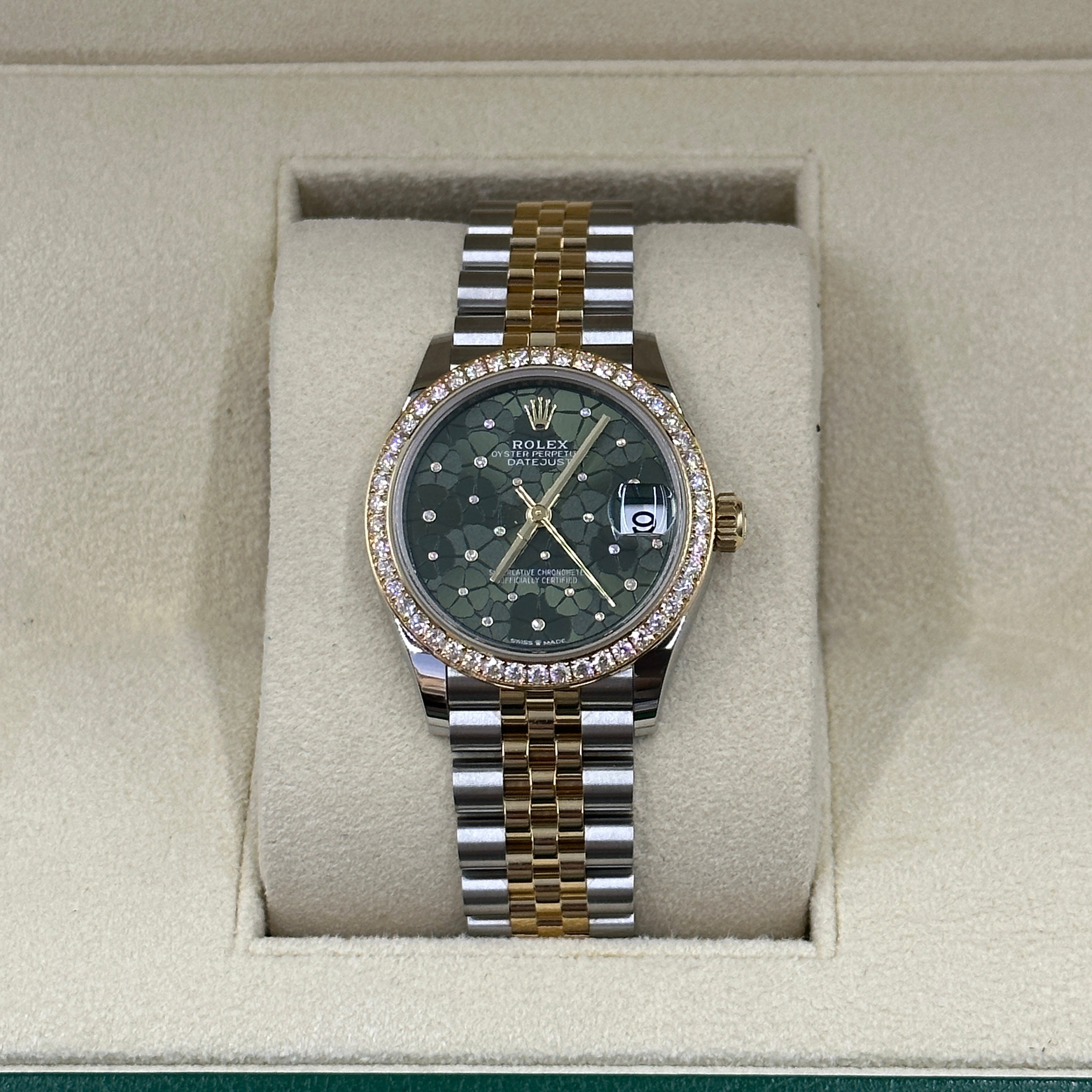 Rolex Datejust 31 278383RBR Green Flower Jubilee 2023