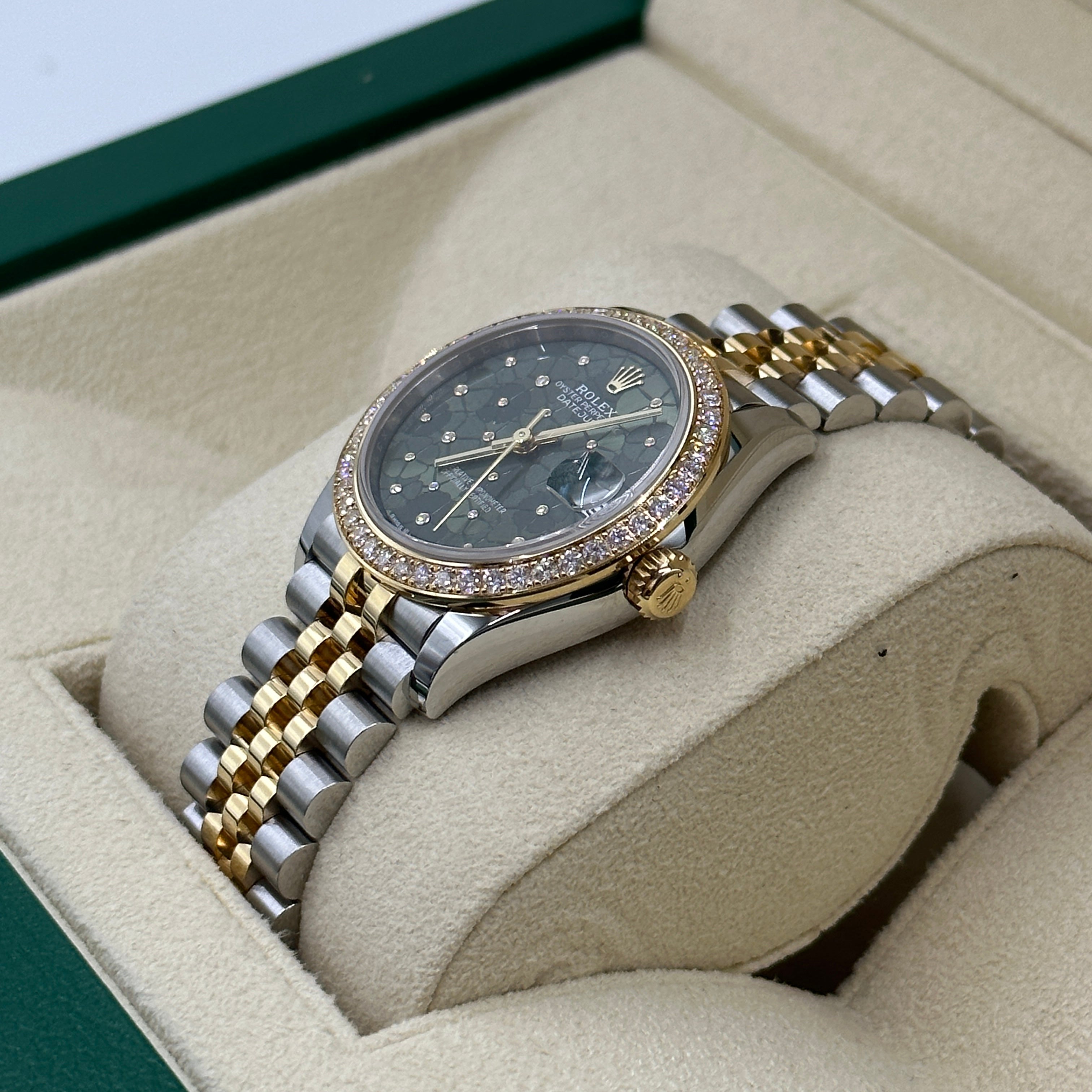 Rolex Datejust 31 278383RBR Green Flower Jubilee 2023