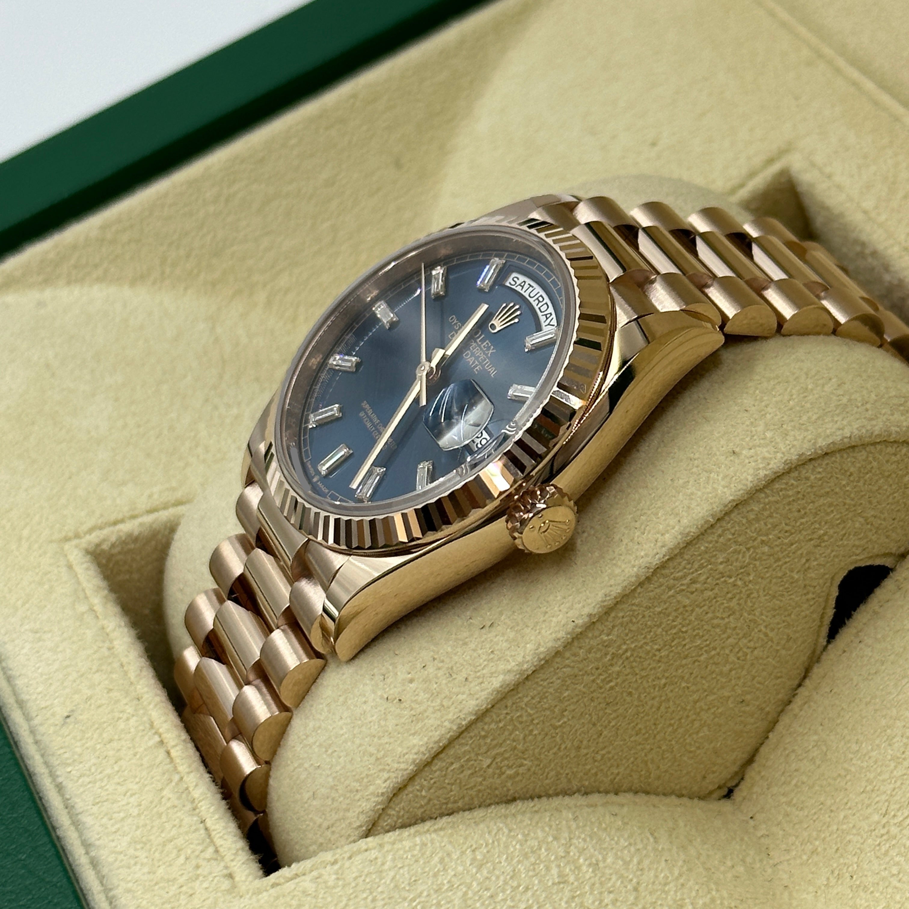 Rolex Day-Date 36 36mm 128235A Blue 2024
