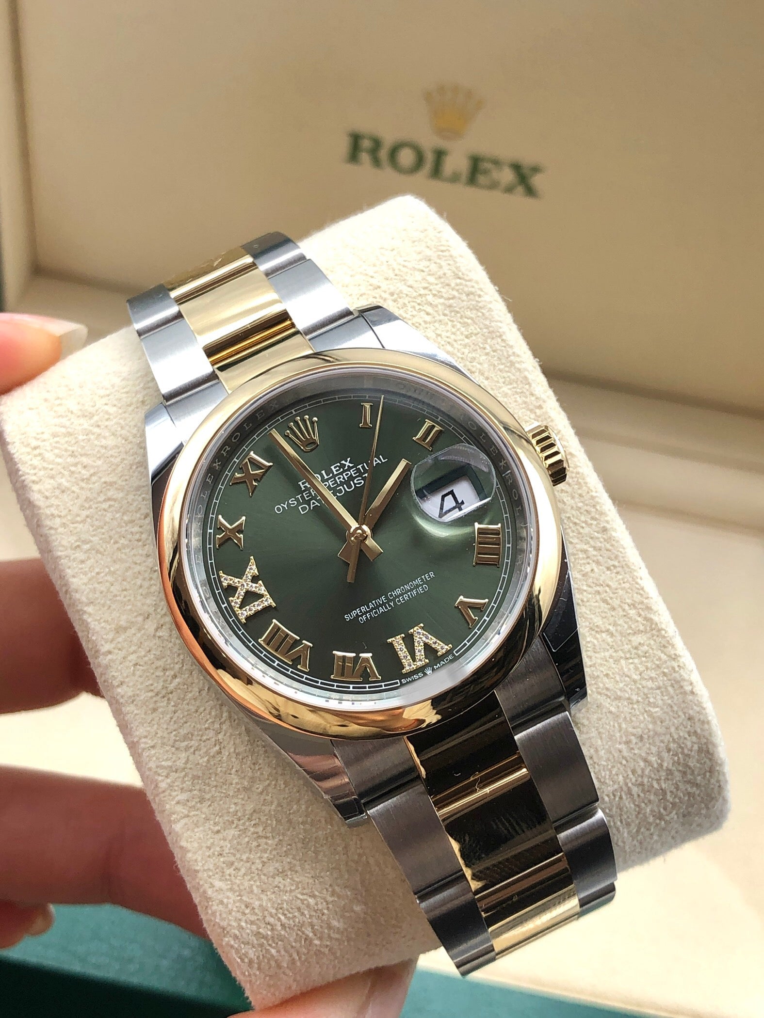 Rolex Datejust 36 126203 Green VIIX Oyster 2025