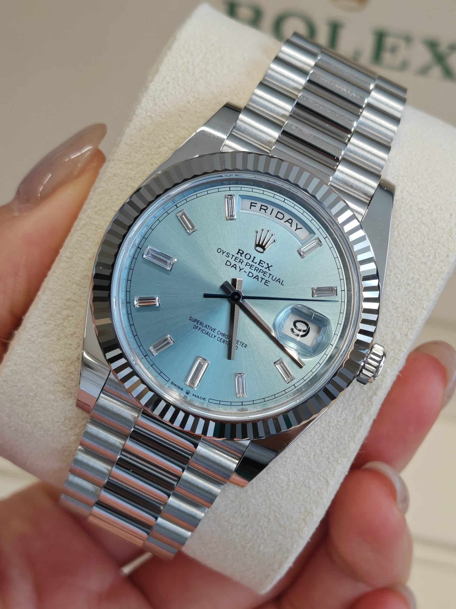 Rolex Day-Date 40 40mm 228236A Ice Blue 2025