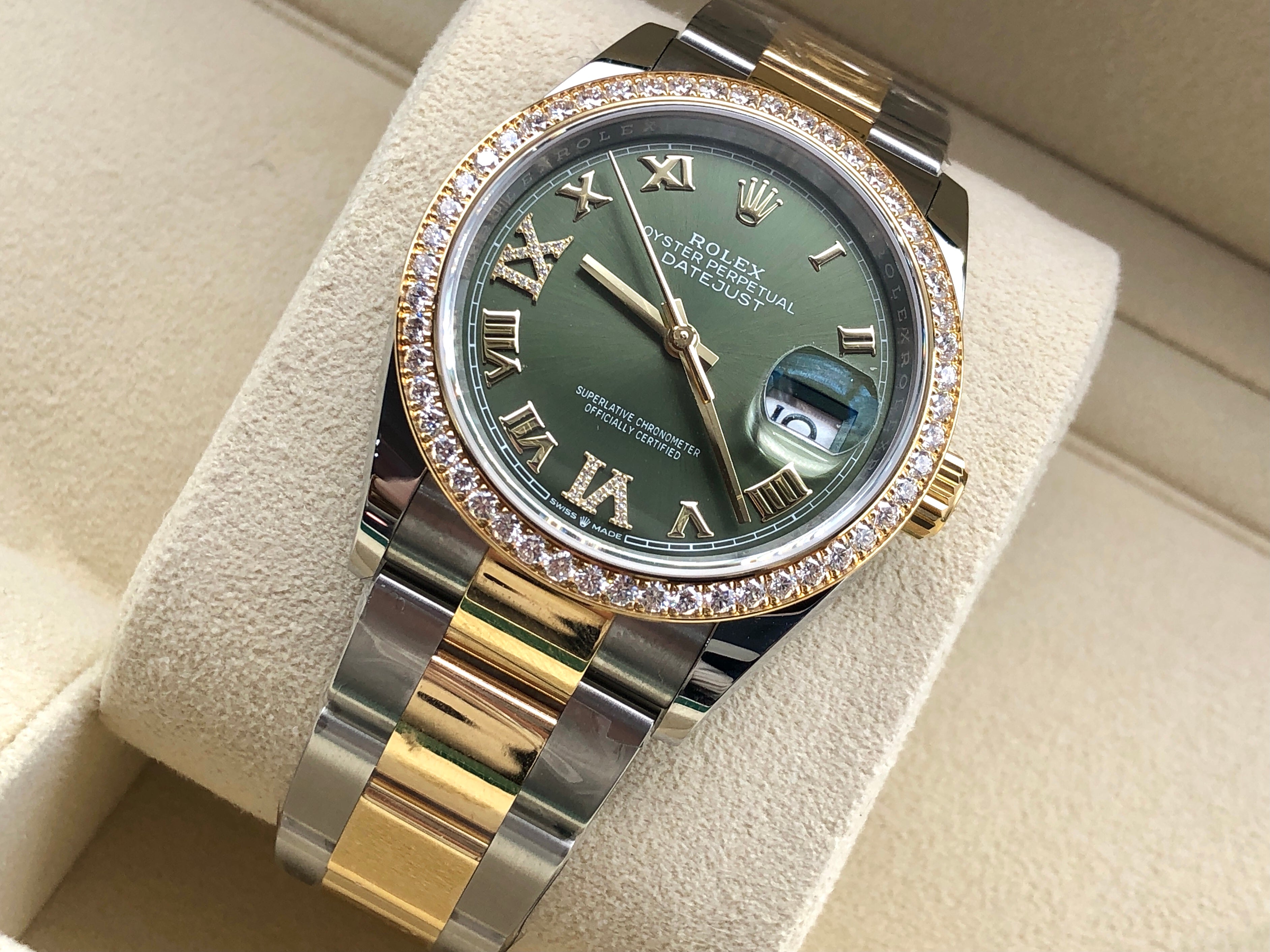 Rolex Datejust 36 126283RBR Green VIIX Oyster 2024