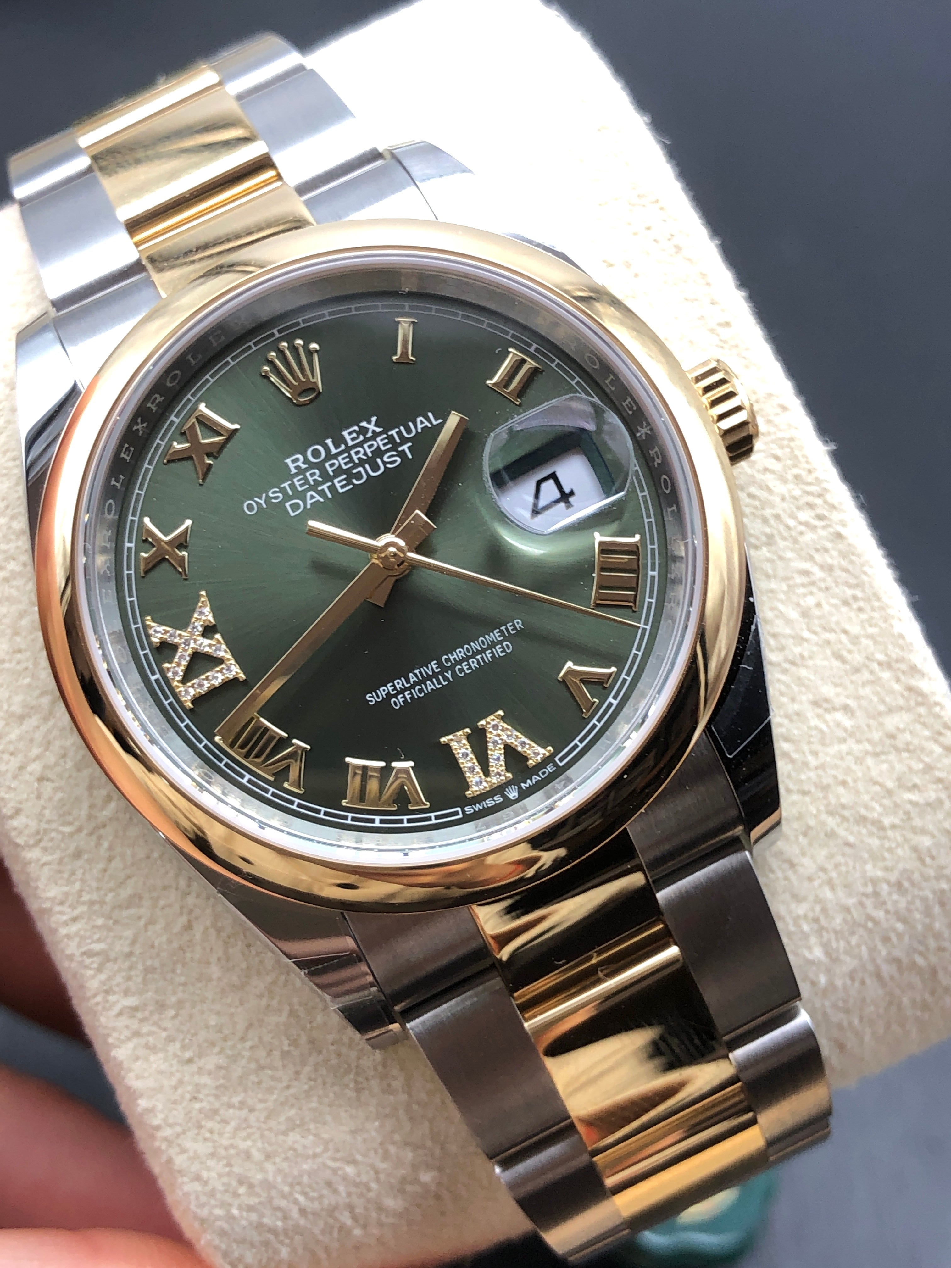 Rolex Datejust 36 126203 Green VIIX Oyster 2025