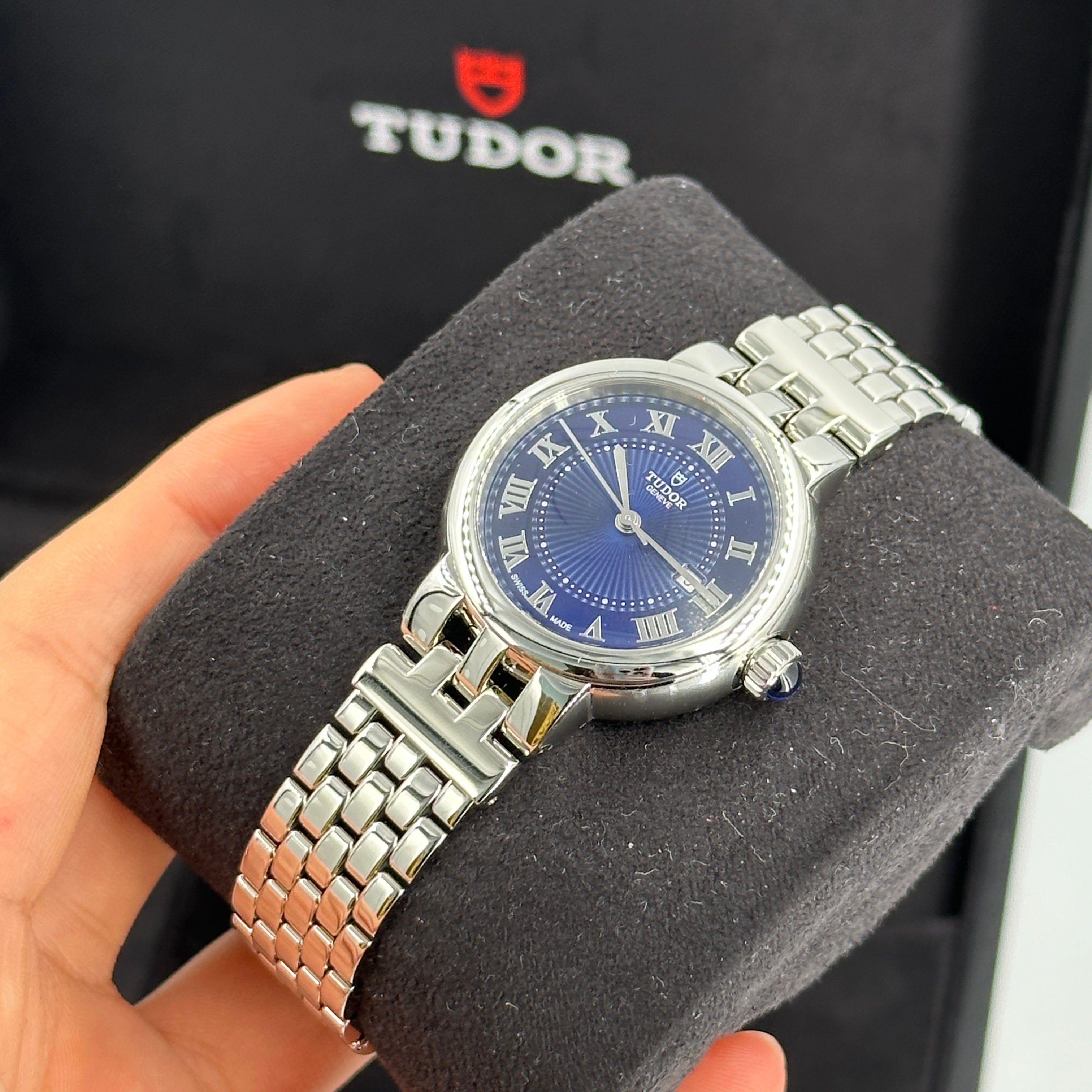 Tudor Clair de Rose 30mm 35500-0009 Blue Roman 2024