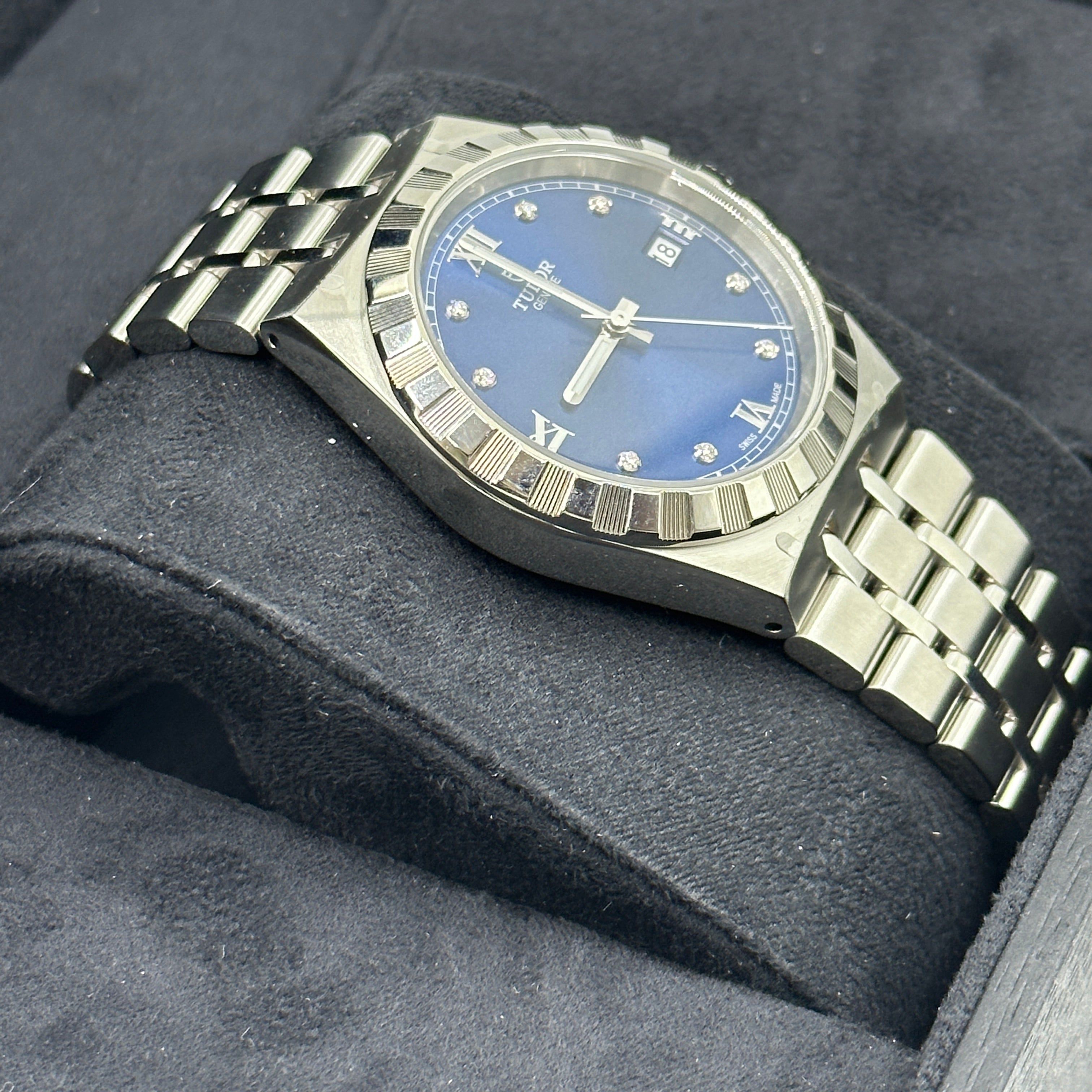 Tudor Tudor Royal 38mm 28500-0006 Blue Diamonds Steel 2024