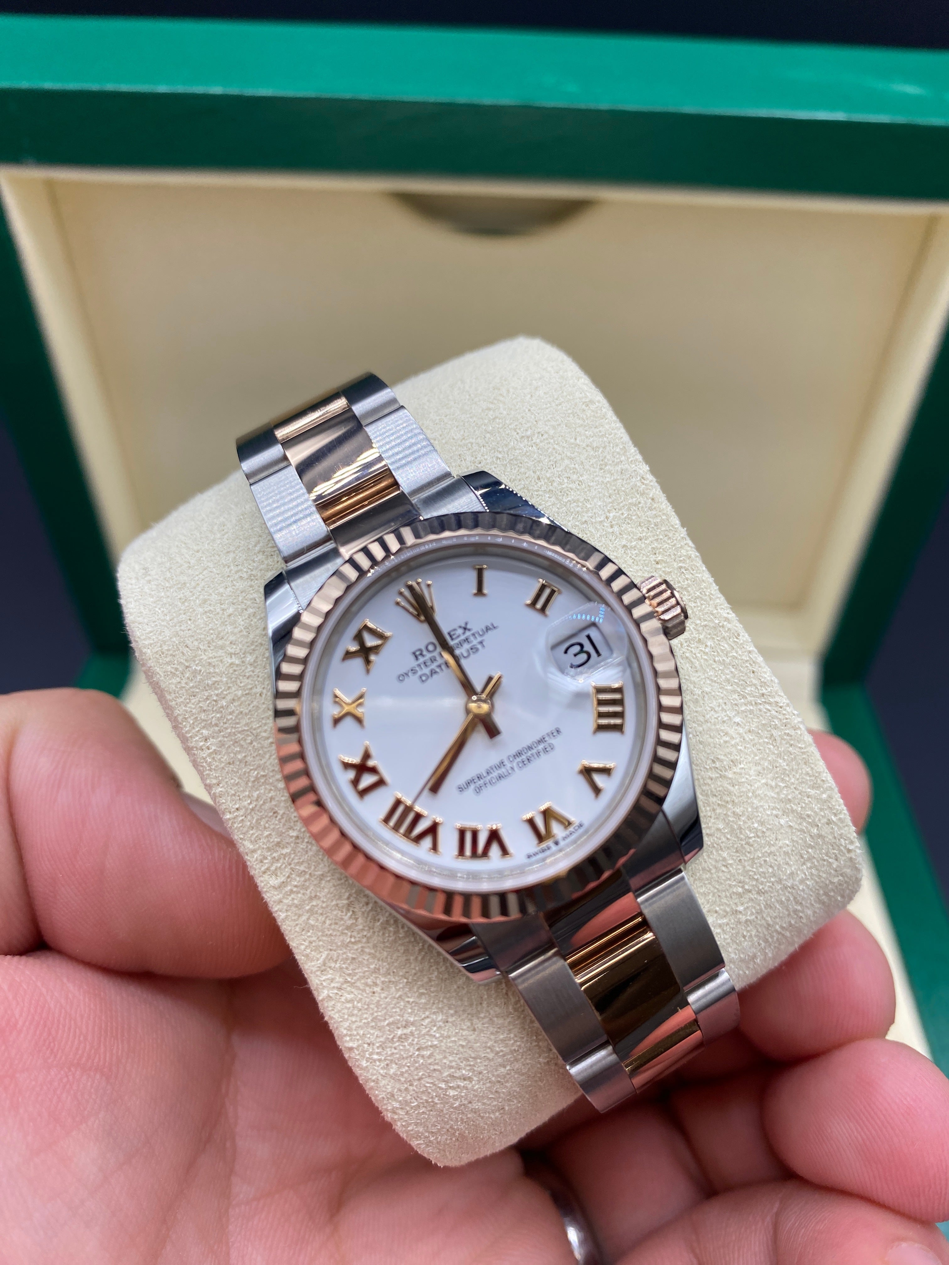 Rolex Datejust 31 278271 White Roman Oyster 2025