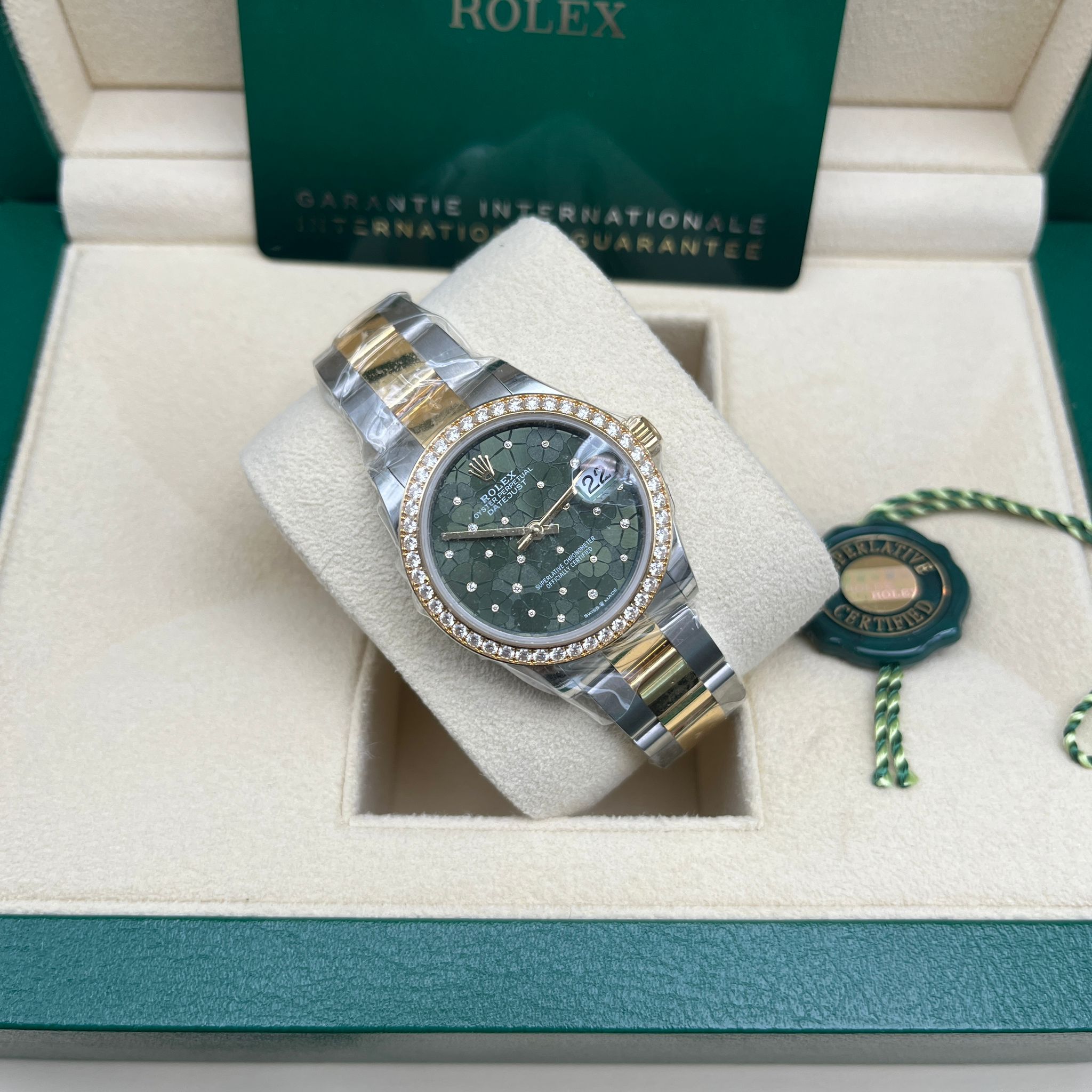 Rolex Datejust 31 278383RBR Green Flower Oyster 2023