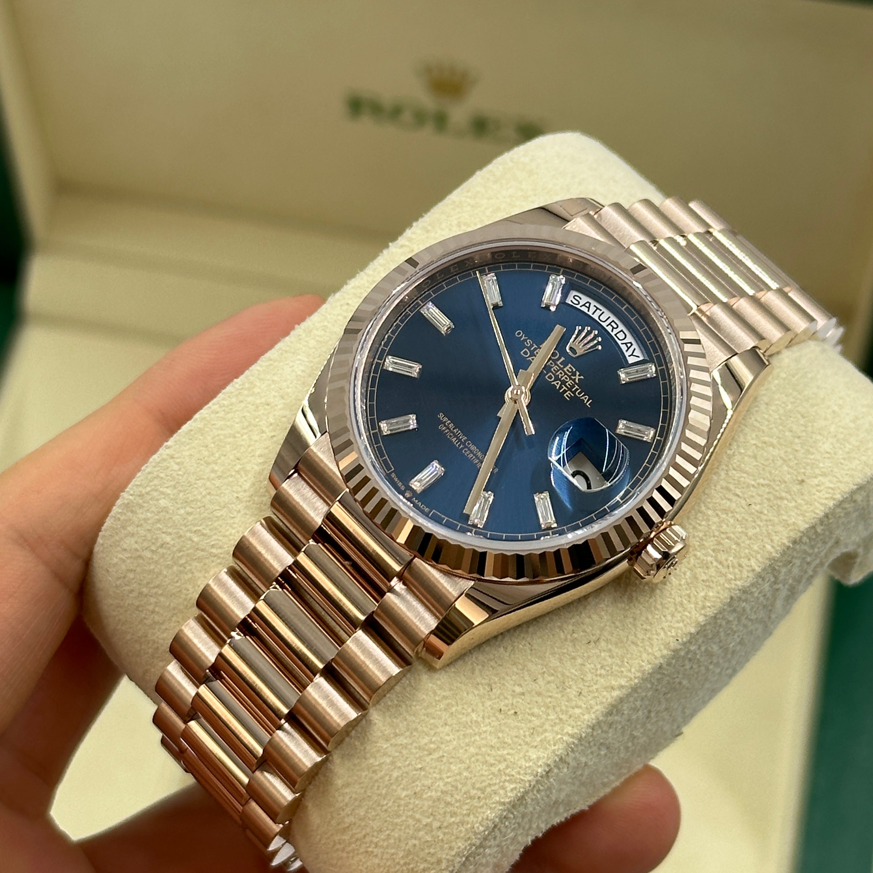 Rolex Day-Date 36 36mm 128235A Blue 2024