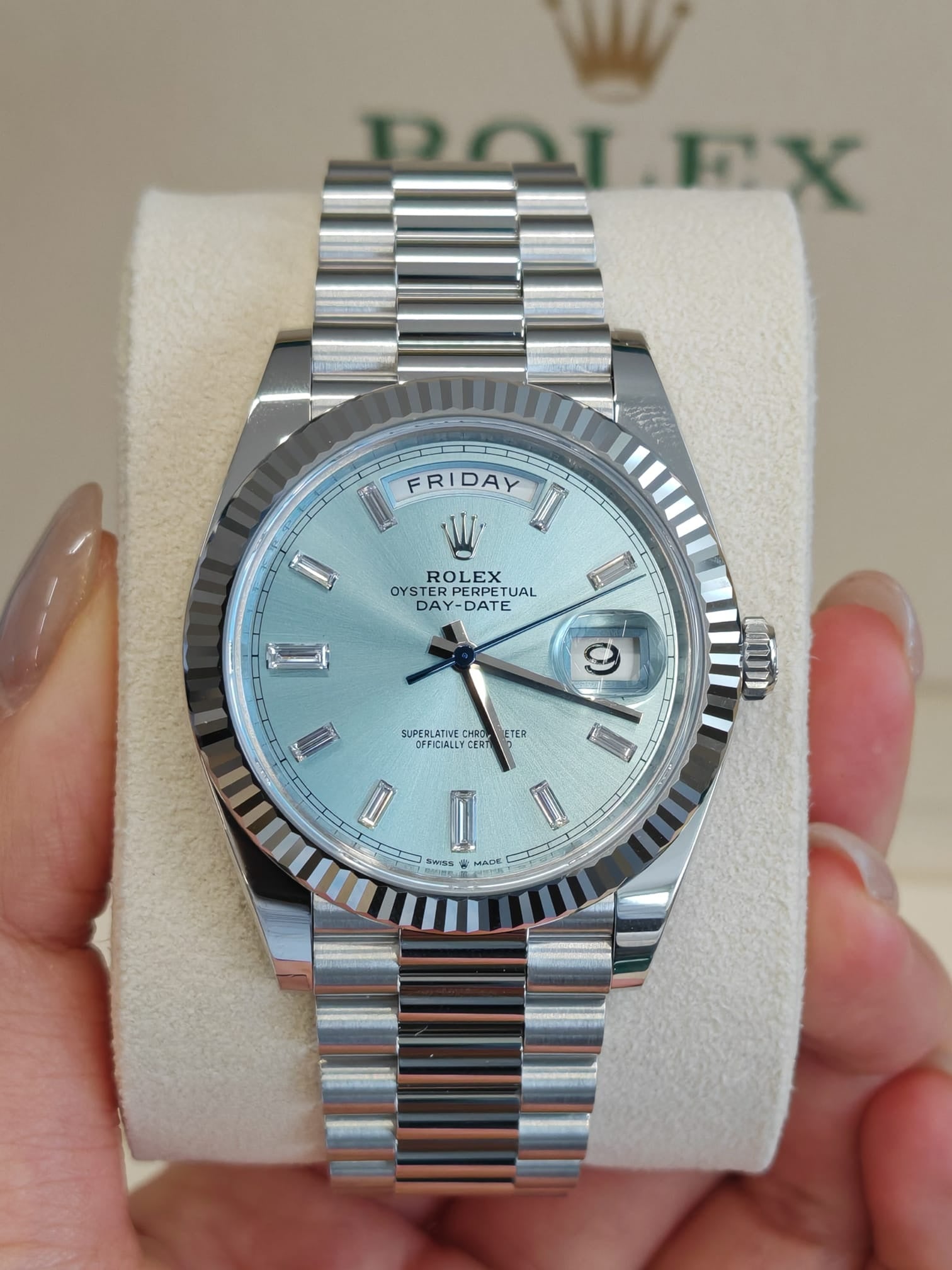 Rolex Day-Date 40 40mm 228236A Ice Blue 2025