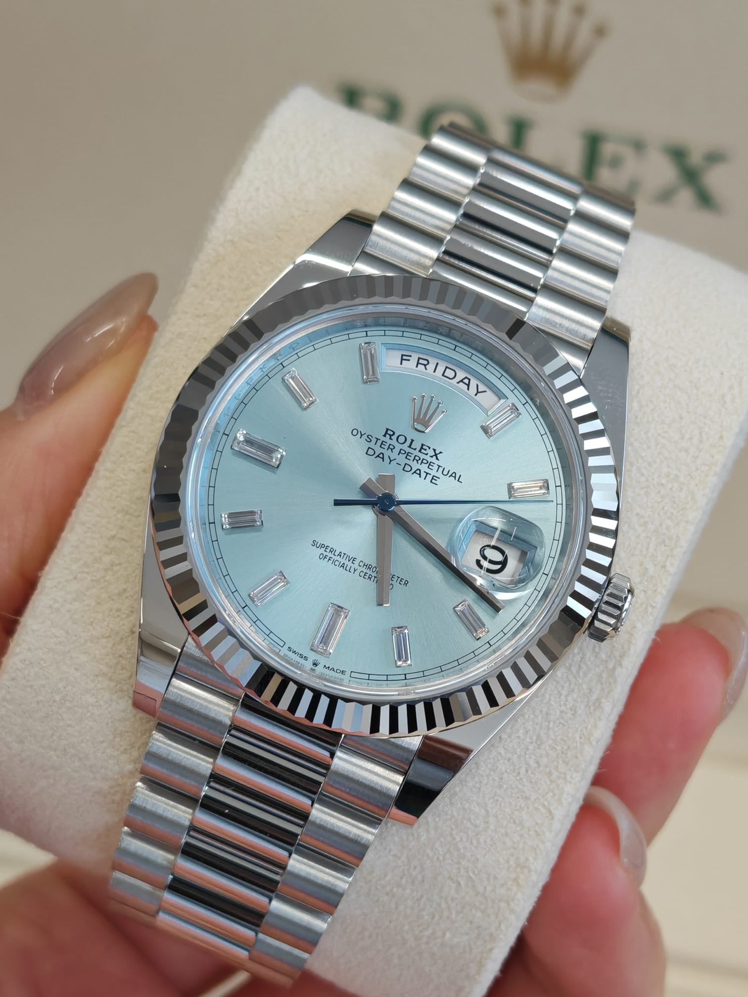 Rolex Day-Date 40 40mm 228236A Ice Blue 2025