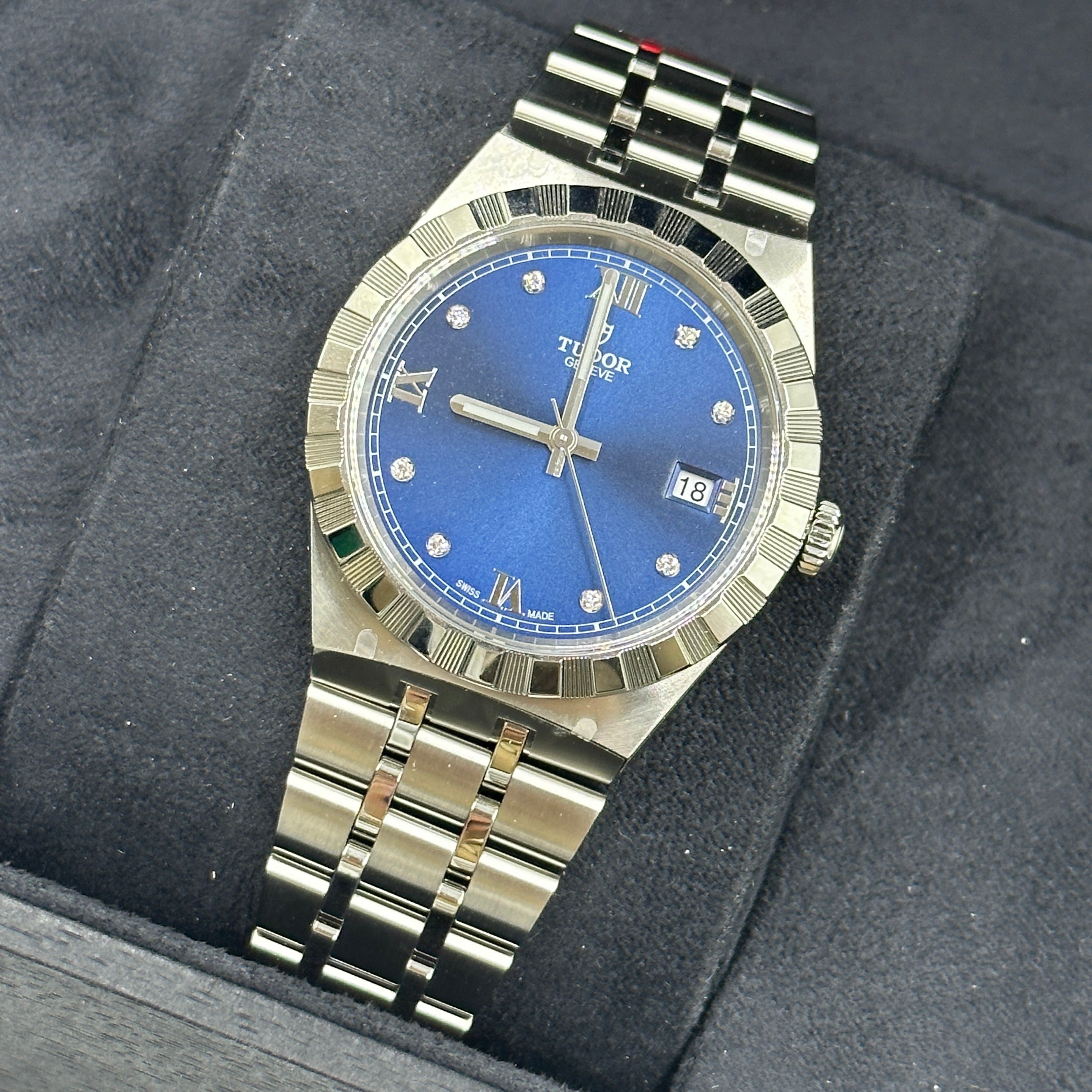 Tudor Tudor Royal 38mm 28500-0006 Blue Diamonds Steel 2024