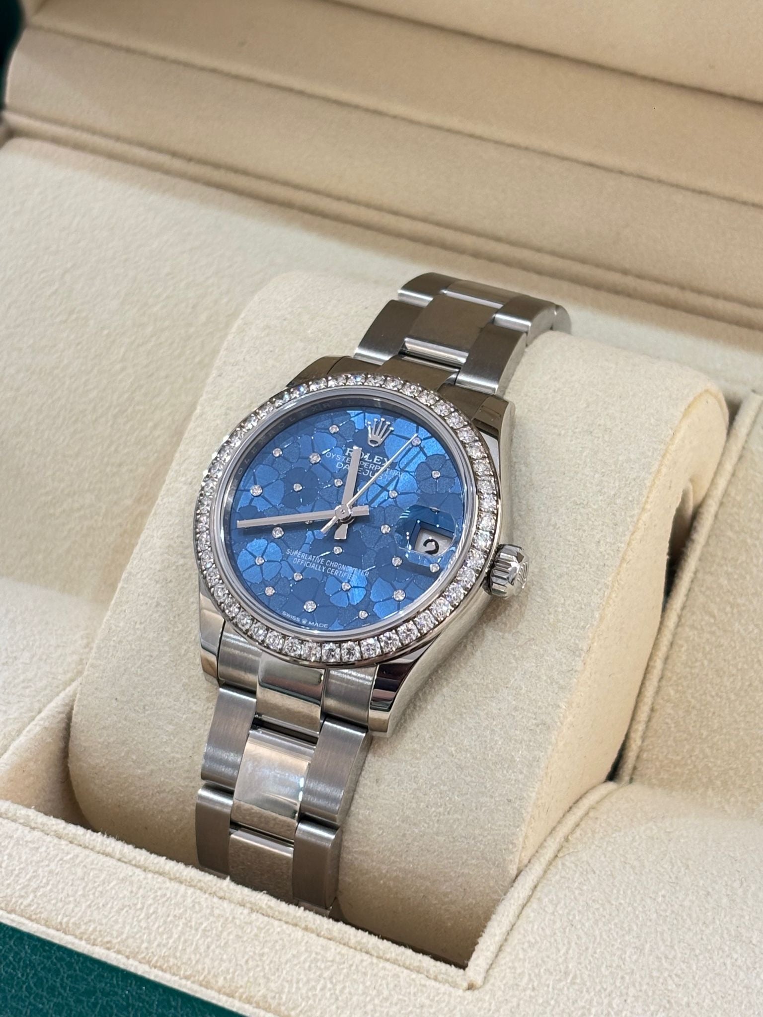 Rolex Datejust 31 278384RBR Blue Flower Oyster 2025
