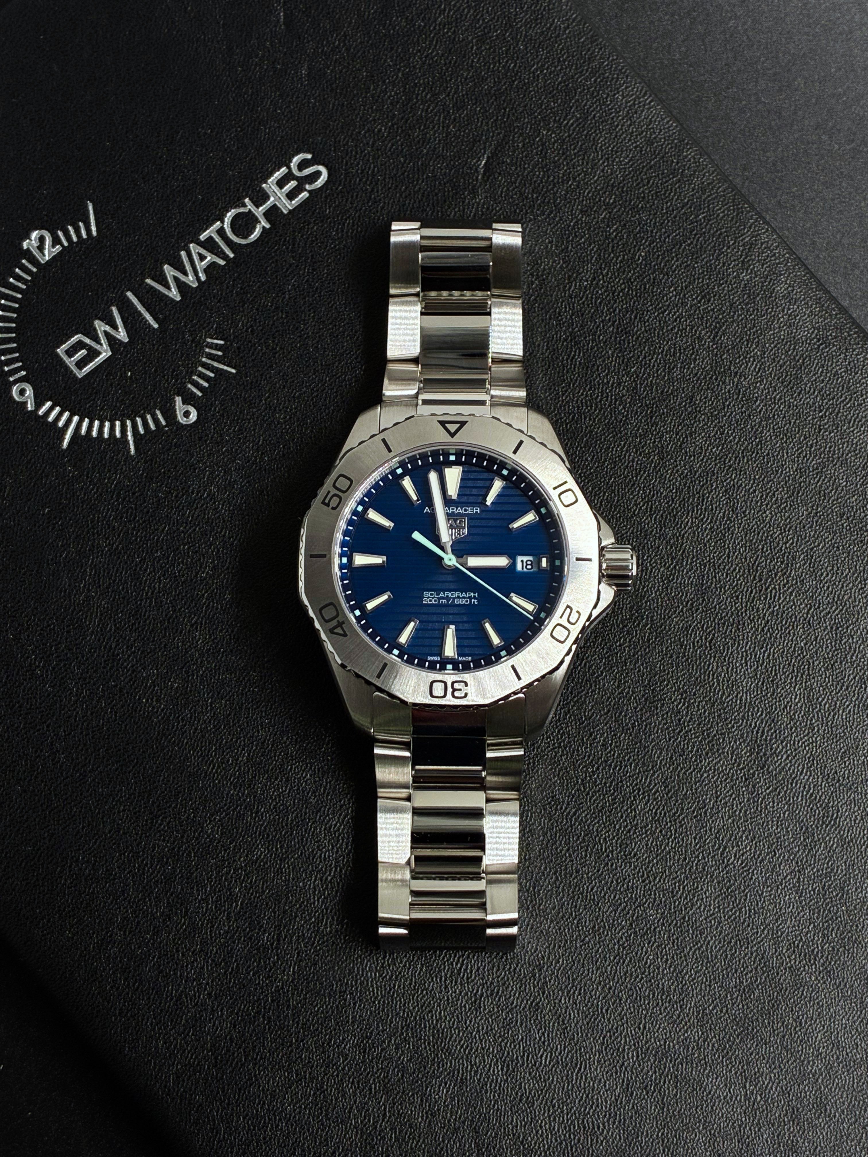 TAG Heuer WBP1113.BA0000 Aquaracer Professional 200 Solargraph 40 Stainless Steel